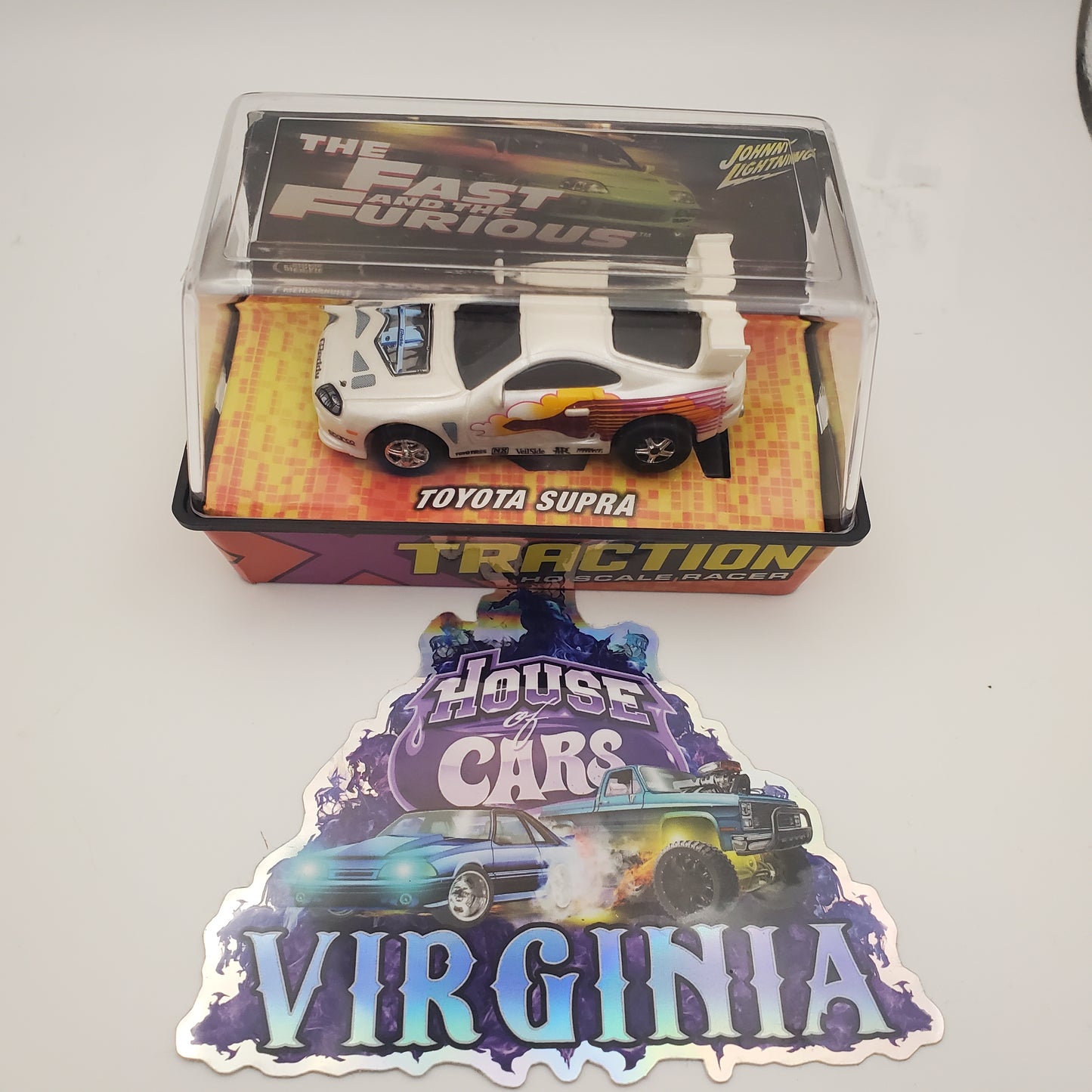 Johnny Lightning Fast & Furious Toyota Supra HO Slot Car For AFX / Tyco Track - House of Cars Virginia