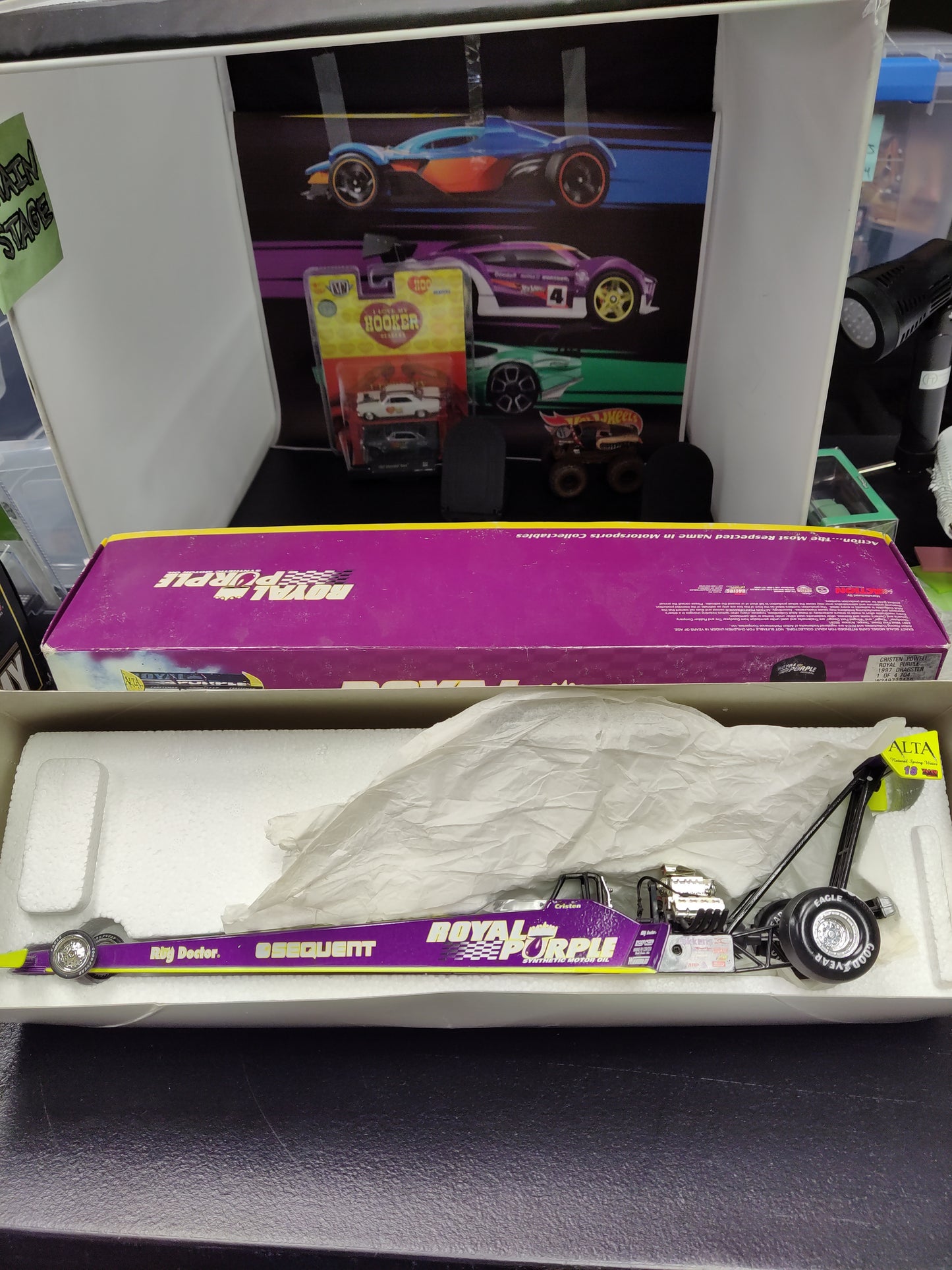 Cristen Powell 1997 Top Fuel Dragster 1:24 - Royal Purple - House of Cars Virginia