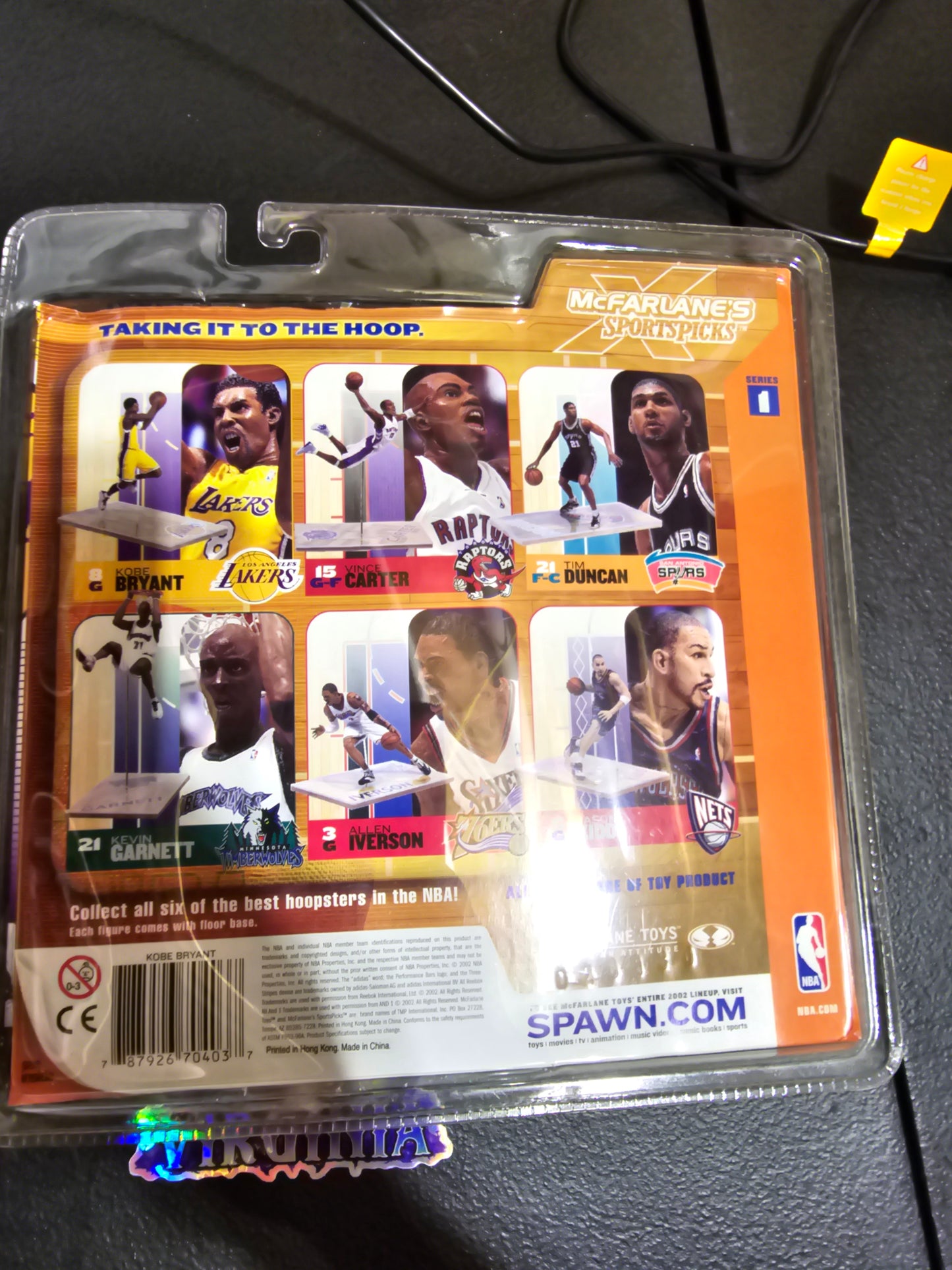 McFarlane Toys NBA Kobe Bryant Series 1 Los Angeles Lakers Basketball Figure - House of Cars Virginia