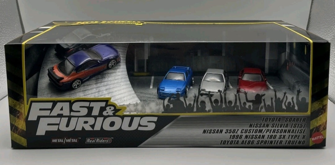 2025 Hot Wheels Premium Fast & Furious Tokyo Drift Set Diorama Car Culture NEW - House of Cars Virginia