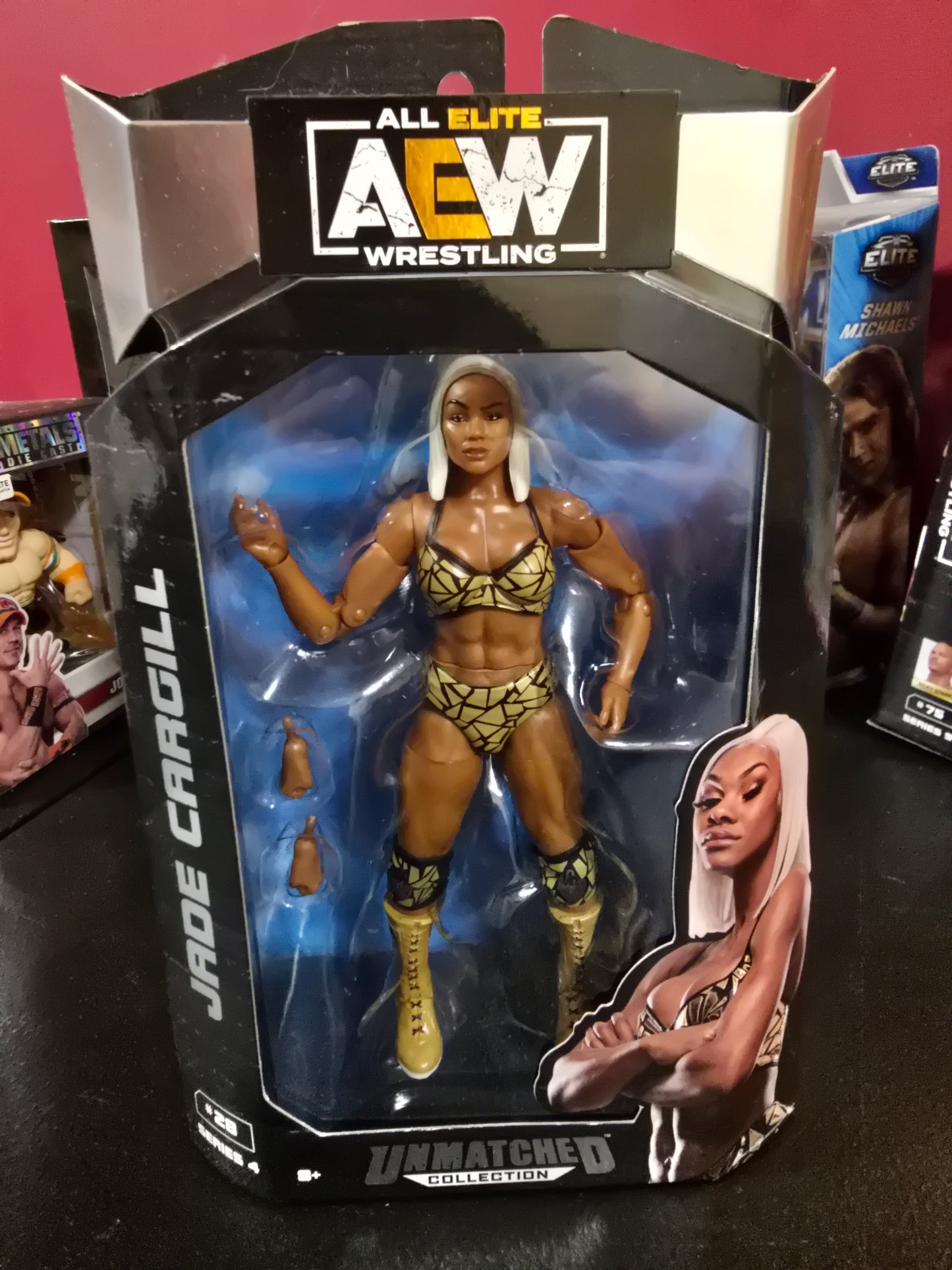 AEW Unmatched Series 4 JADE CARGILL Wrestling BRAND NEW Figure #28 2022 WWE - House of Cars Virginia
