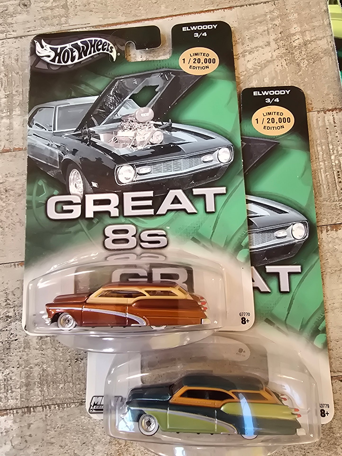 Hot Wheels great 8s Elwoody set of 2 - House of Cars Virginia