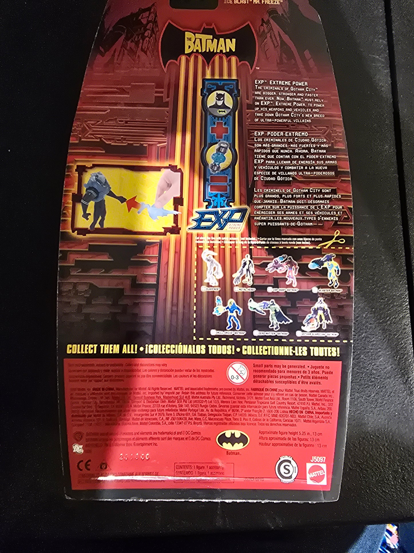 The Batman ICE BLAST MR. FREEZE EXP Figure - Mattel (2006) - New & Sealed - House of Cars Virginia
