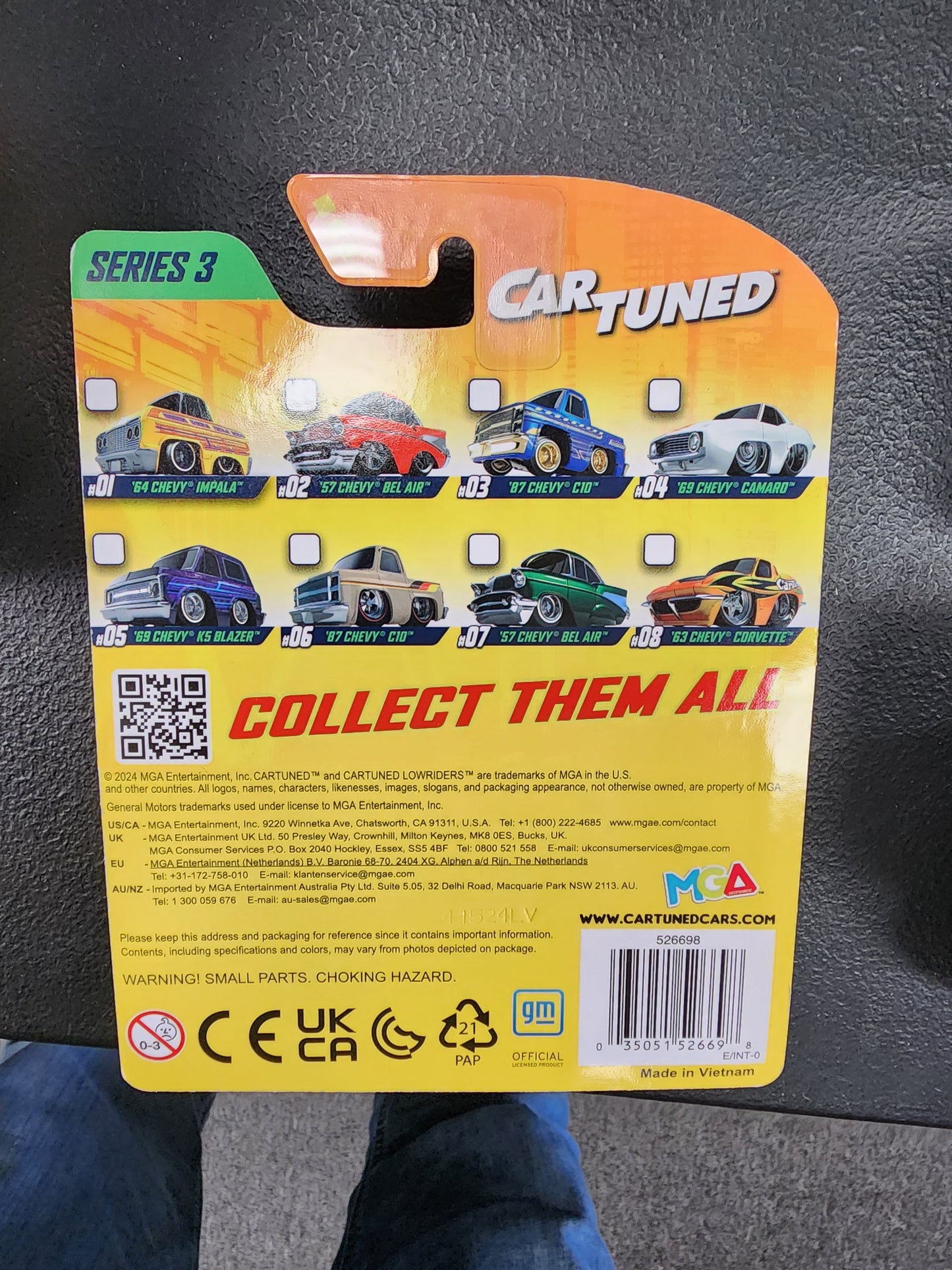 MGA Car Tuned '69 Chevy Camaro #04 White Series 3 Muscle Cars NEW 2025 - House of Cars Virginia