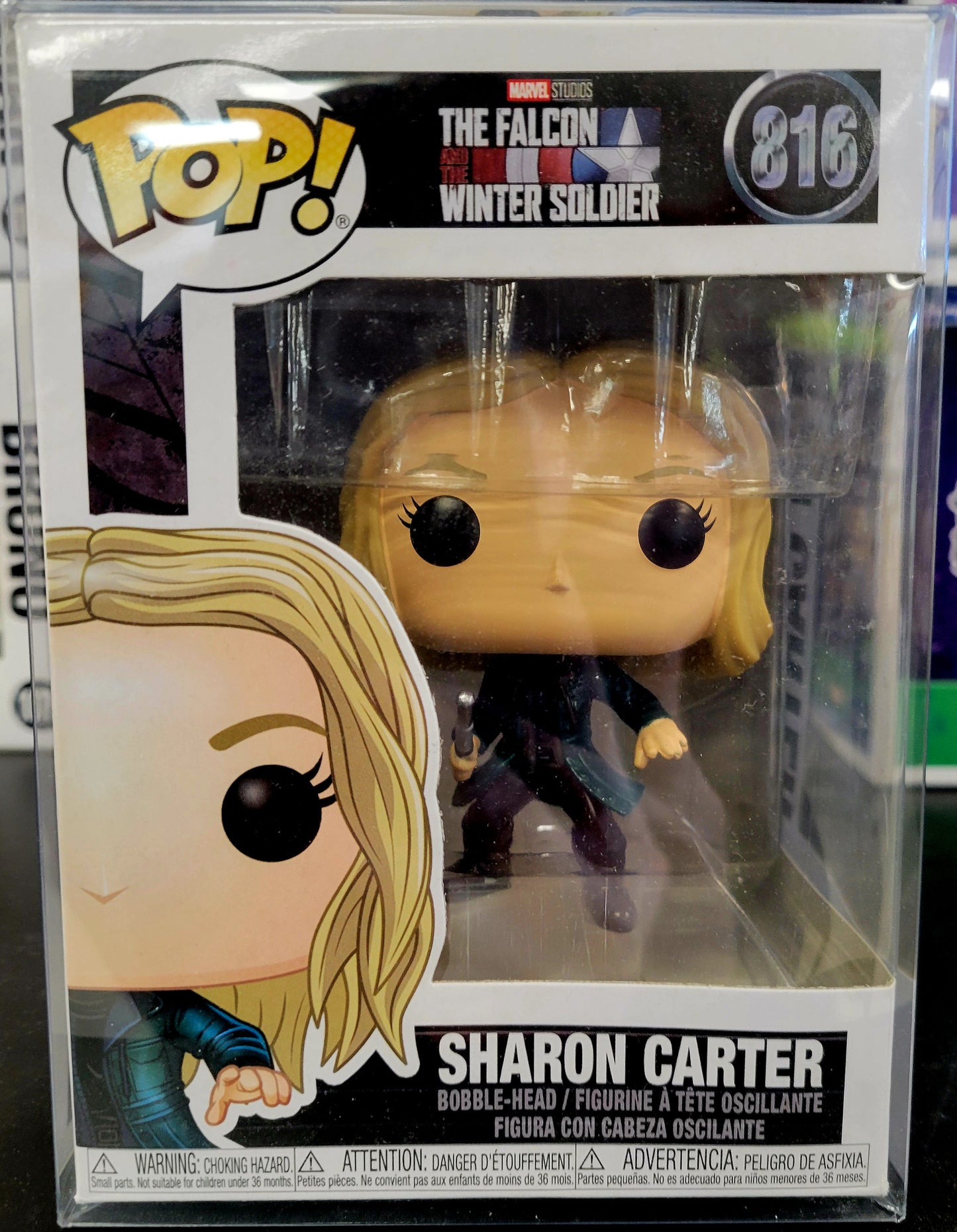 Funko Pop Marvel The Falcon And The Winter Soldier, Sharon Carter #816