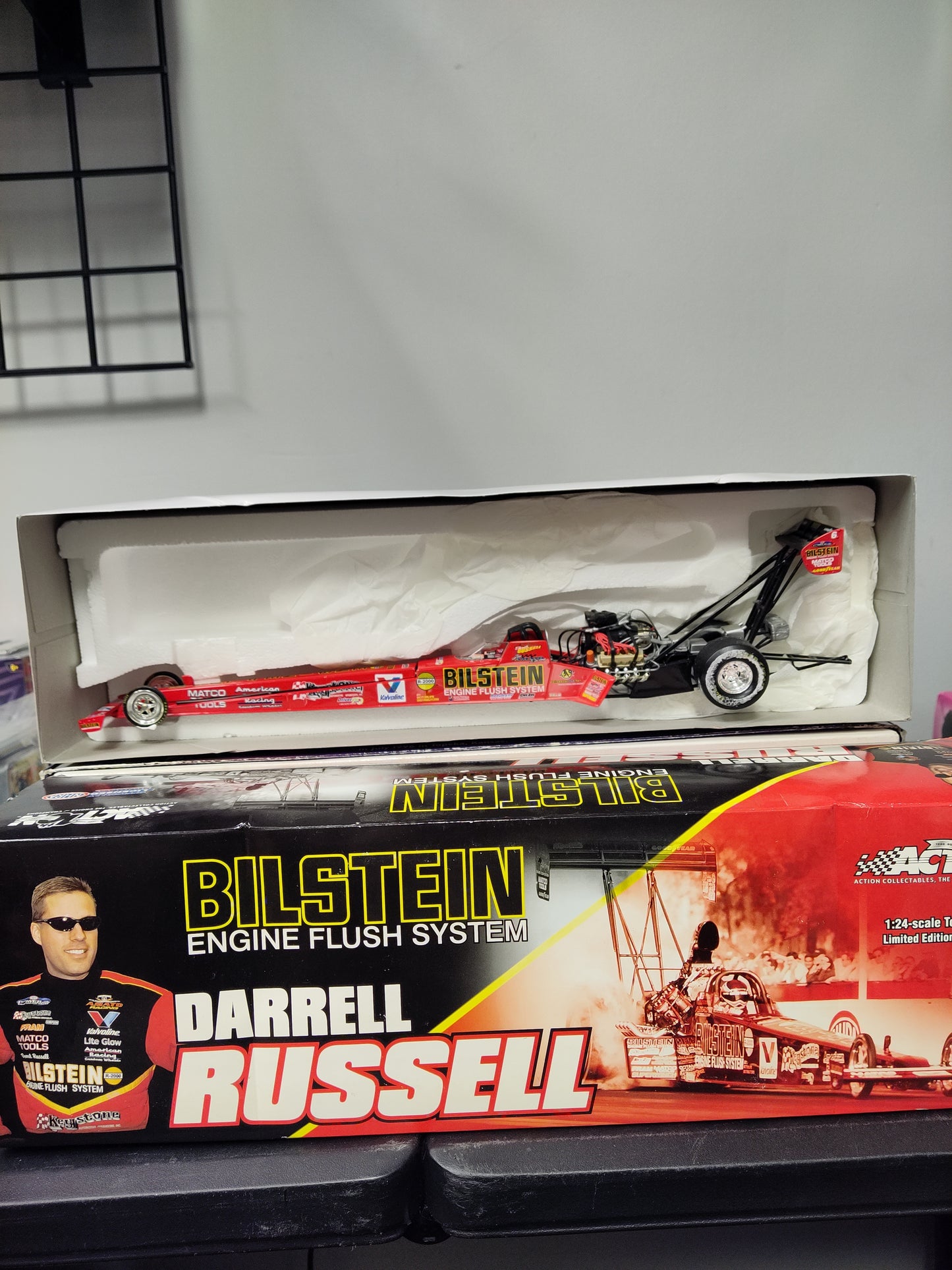 Action 2002 Darrell Russell Bill Stein Engine Flush System 10th Anniversary Top Fuel Dragster 1:24 - House of Cars Virginia
