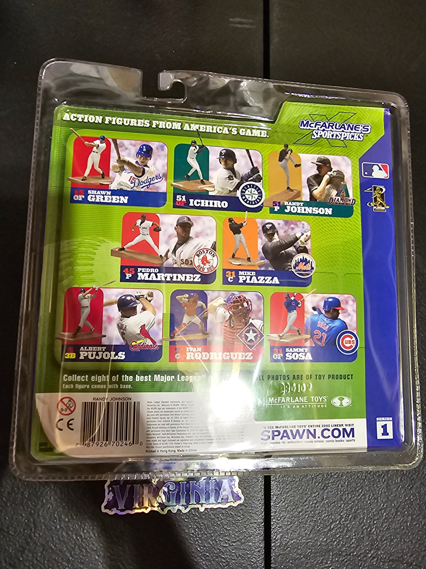 Randy Johnson - McFarlane SportsPicks Series 1 2002 Action Figure - UNOPENED MLB - House of Cars Virginia