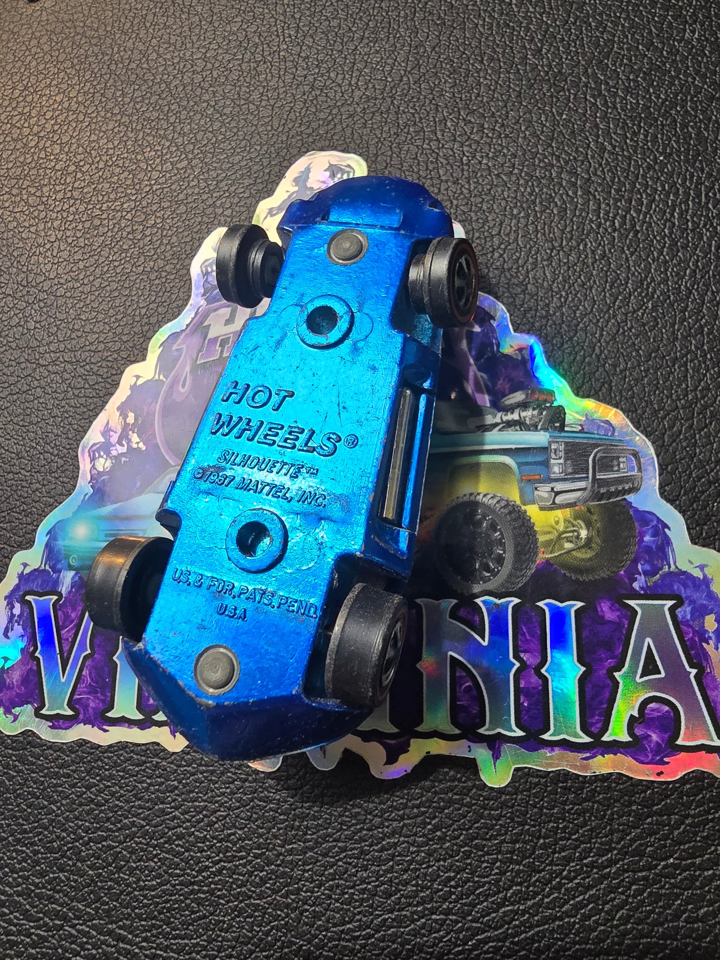 Hot Wheels Redline 1968 Smooth Purple Custom Fleetside US - House of Cars Virginia