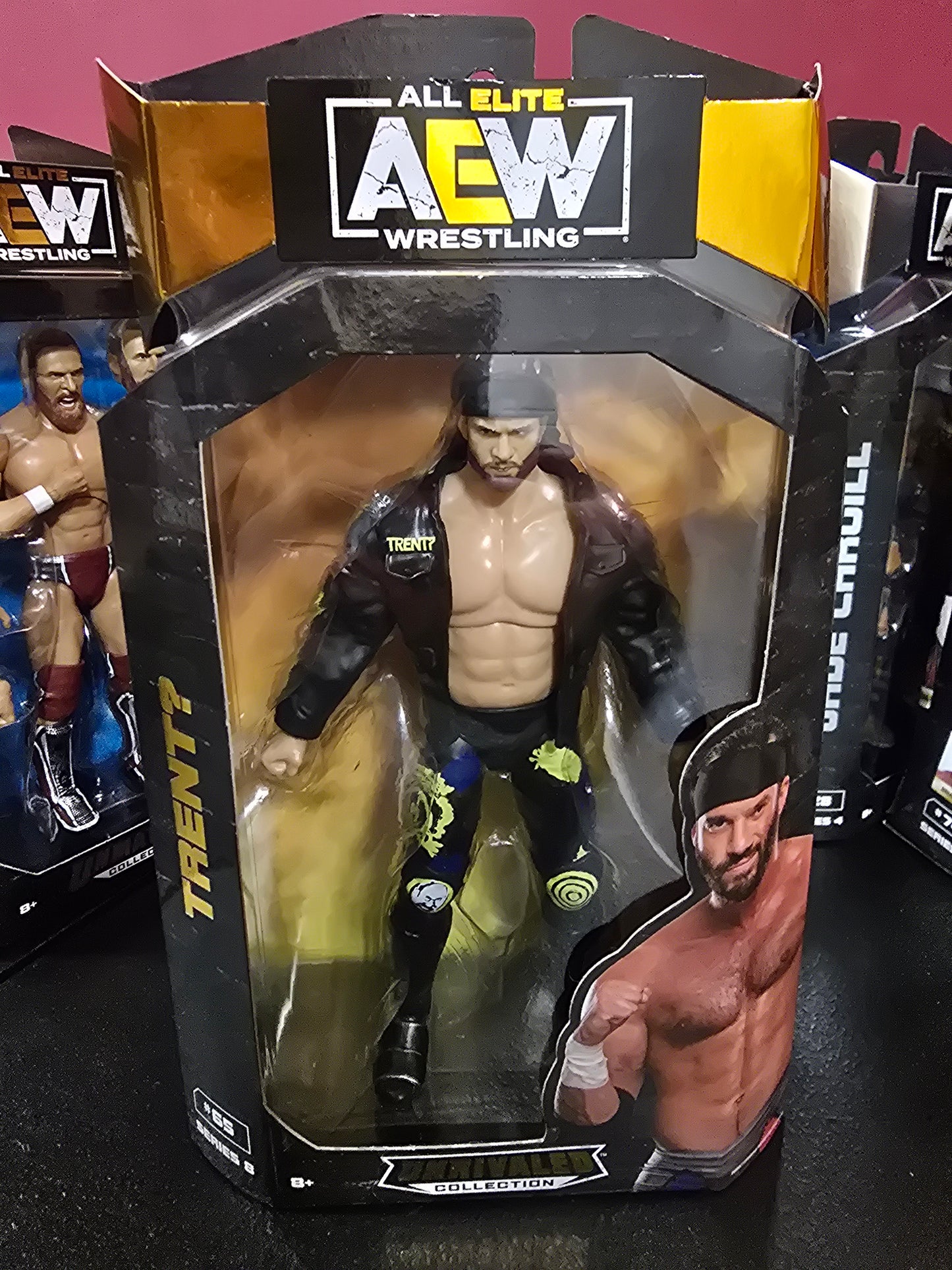 Trent? - AEW Unrivaled 8 Jazwares Toy Wrestling Action Figure - House of Cars Virginia
