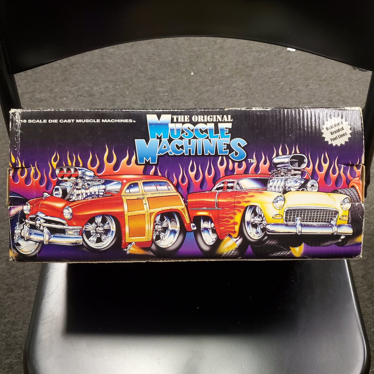 Muscle Machines '57 Chevy 1/18 Pink with Silver Trim 027 - House of Cars Virginia