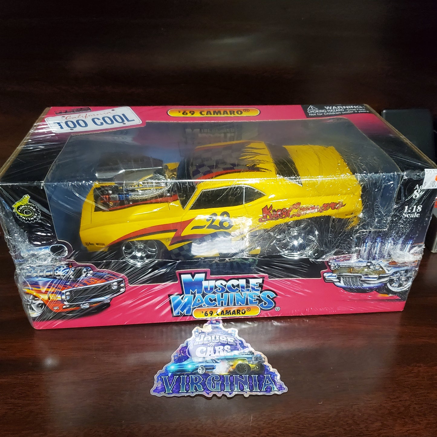 Rare Muscle Machines 1969 King Camaro 1/18 too cool - House of Cars Virginia