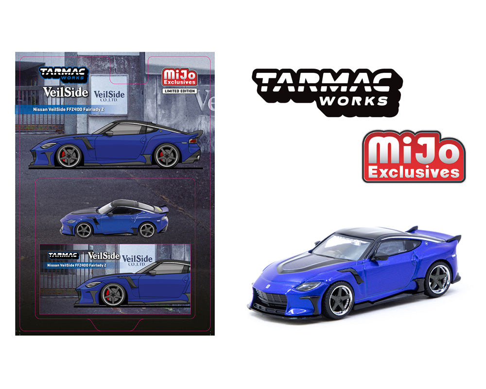 Tarmac Works 1:64 Nissan Veilside FFZ400 Fairlady Z – Blue – MiJo Exclusives