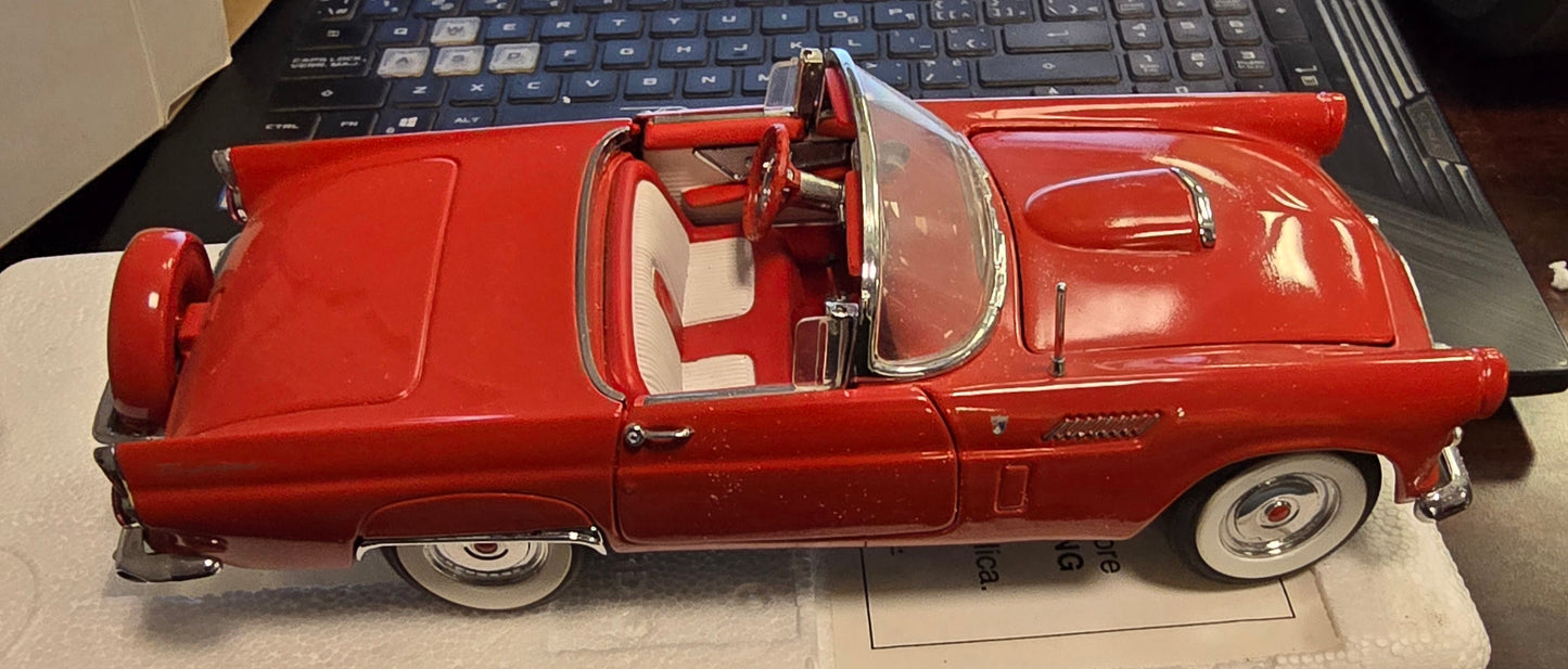 1956 Ford Thunderbird Die Cast Model by The Danbury Mint W/Original Box