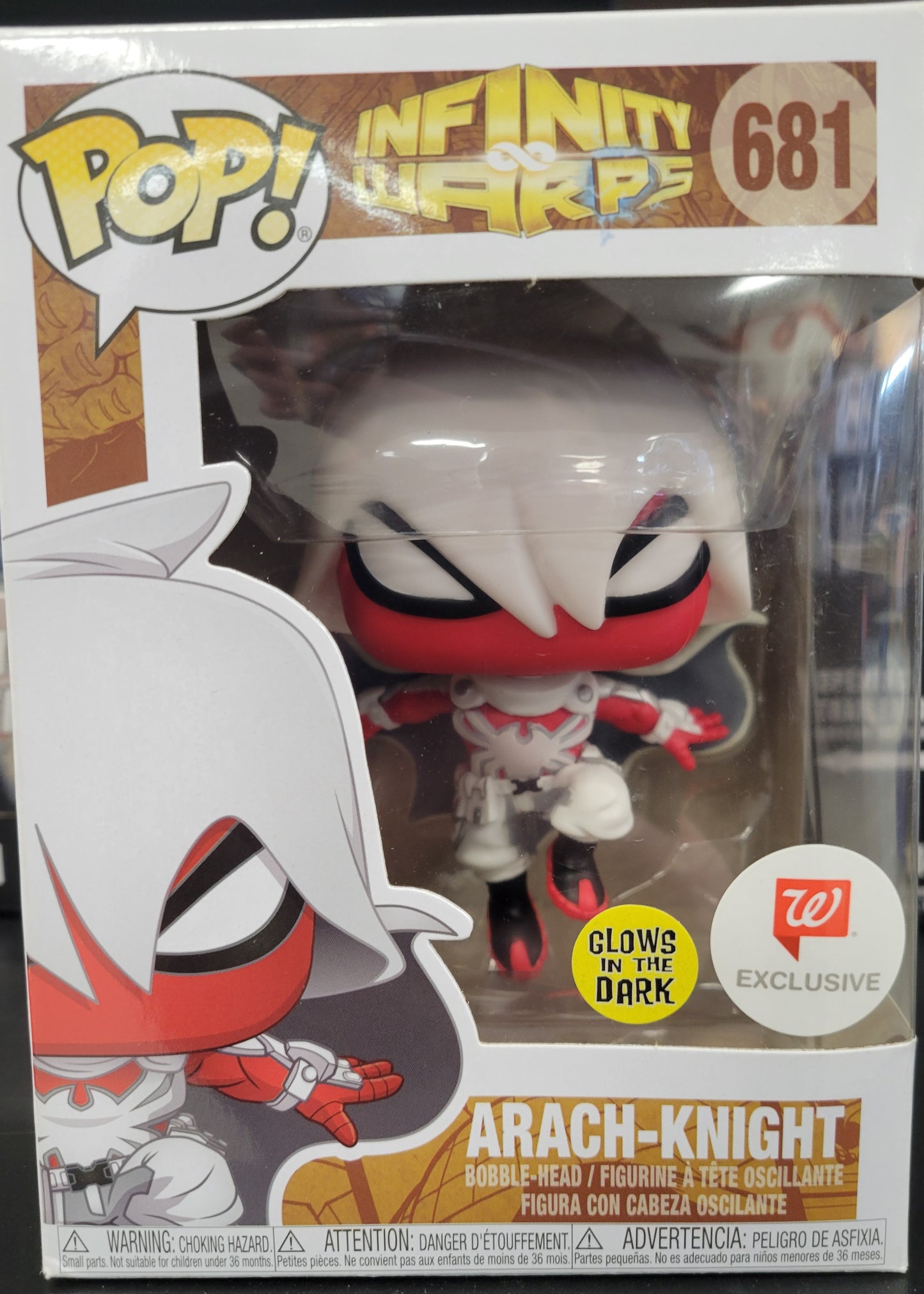 Funko Pop Marvel Infinity Warps Arach- Knight #681