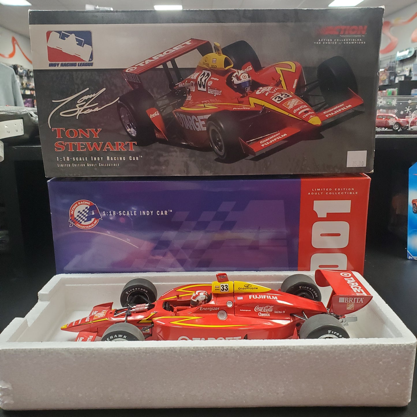Action Racing 2001 G-Force Tony Stewart #33 Target / Home Depot / Double Duty - House of Cars Virginia
