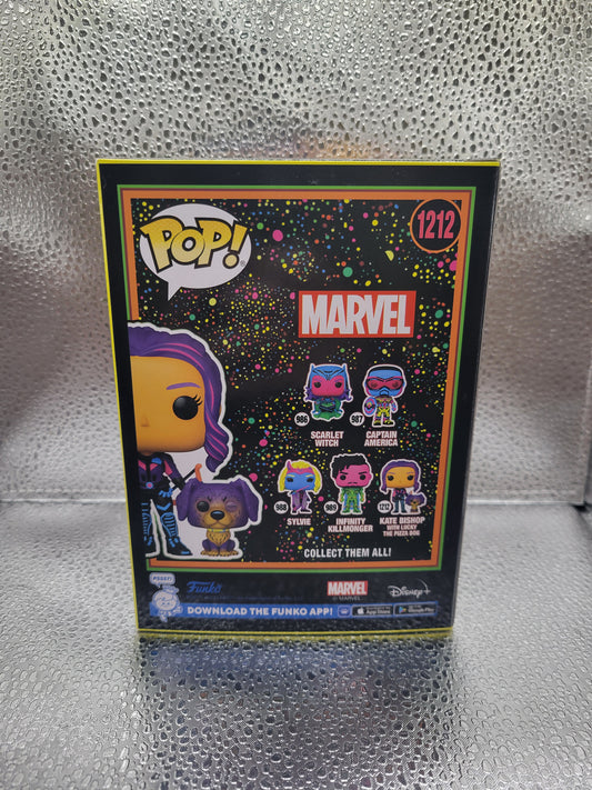 Funko POP! Marvel Kate Bishop with Lucky the Pizza Dog Target Exclusive #1212