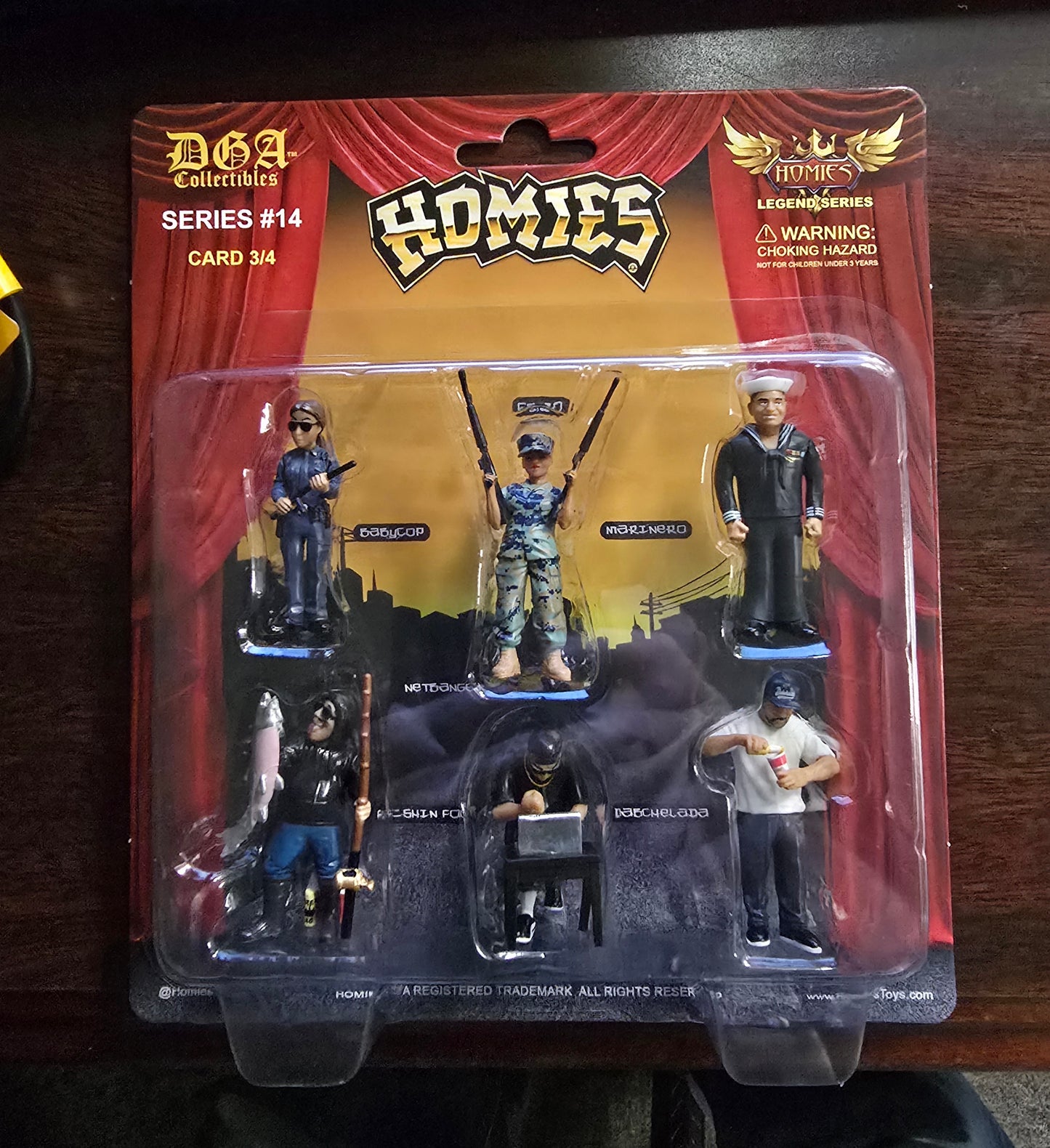 Homies Figures 1.75″ Series 14 Assortment card 3/4
