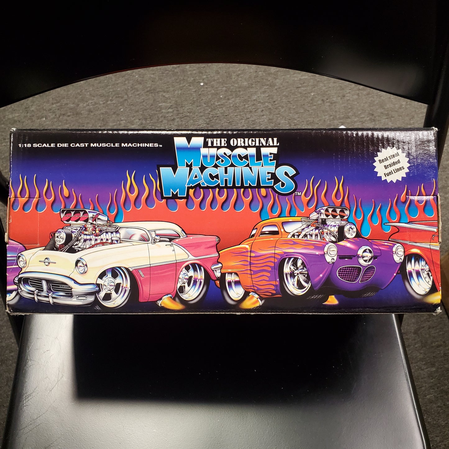 Muscle Machines 1/18 Scale - 1940 Sedan Delivery - Orange - House of Cars Virginia