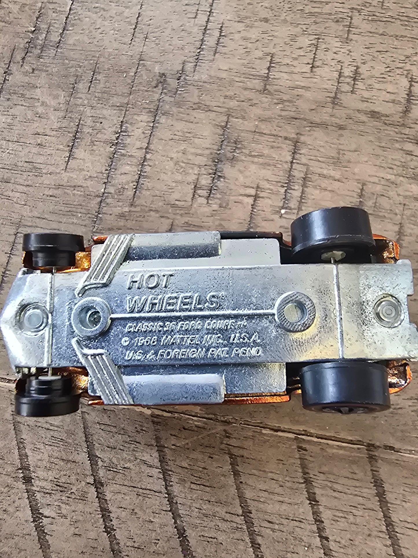 TOUGH! 1969 Hot Wheels Redline Classic '36 Ford Coupe US ORANGE 🍊 Near Mint - House of Cars Virginia