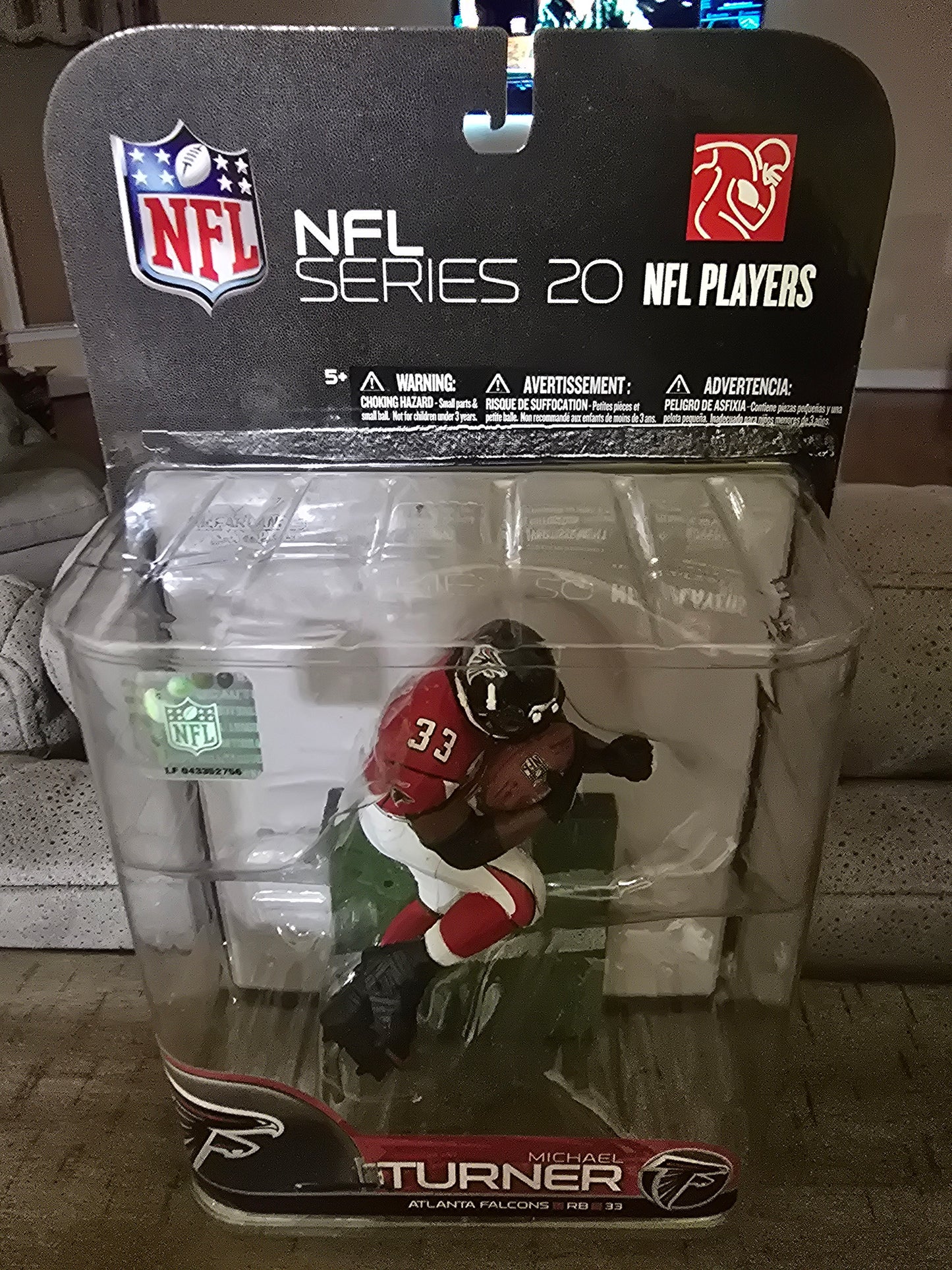 McFarlane Sports Action Figure Michael Turner Atlanta Falcons Uniform Variant - House of Cars Virginia