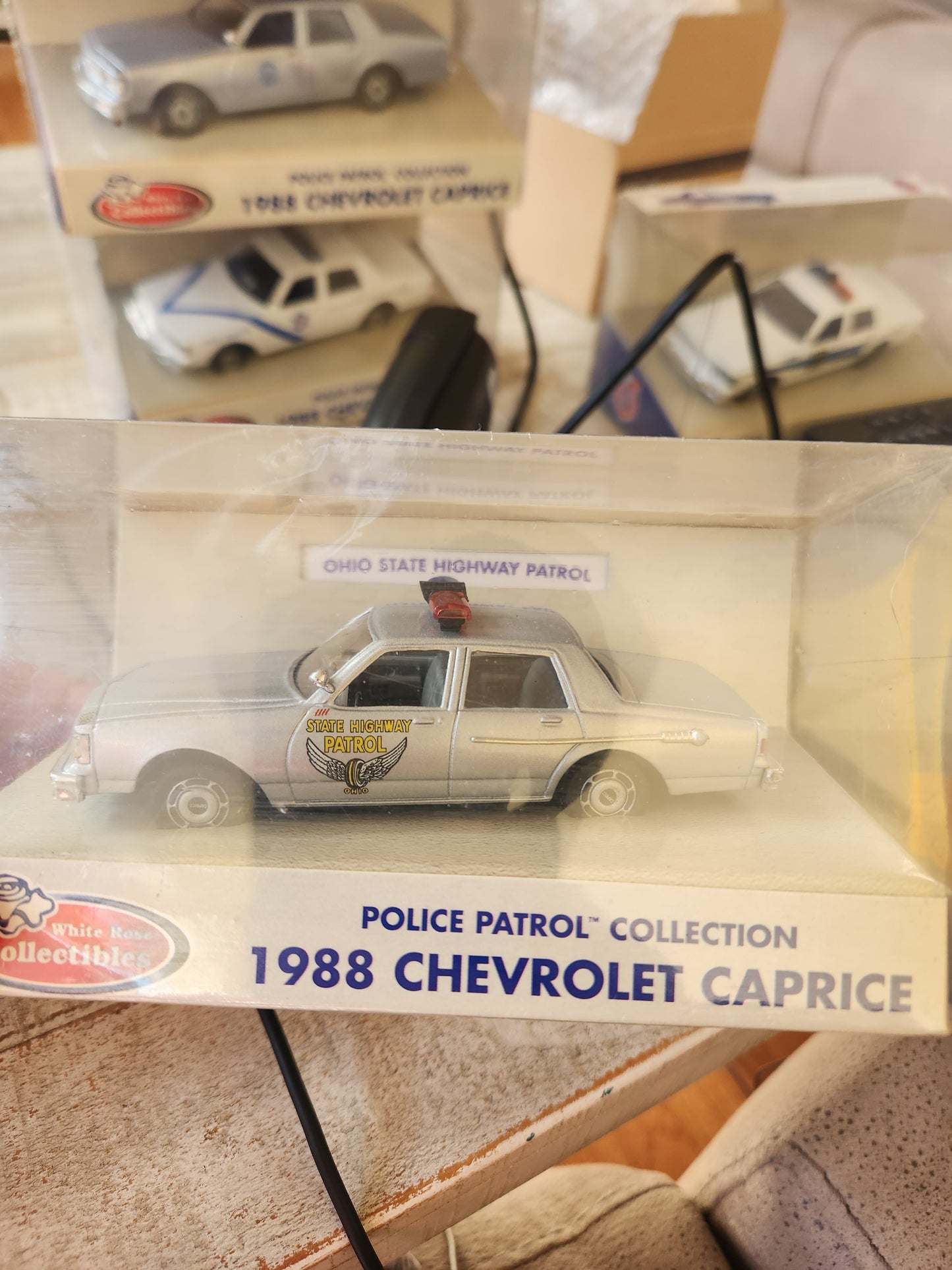White Rose Police Patrol Car Collection 1988 Chevrolet Caprice Sealed Trooper Louisiana State 1/43 S - House of Cars Virginia