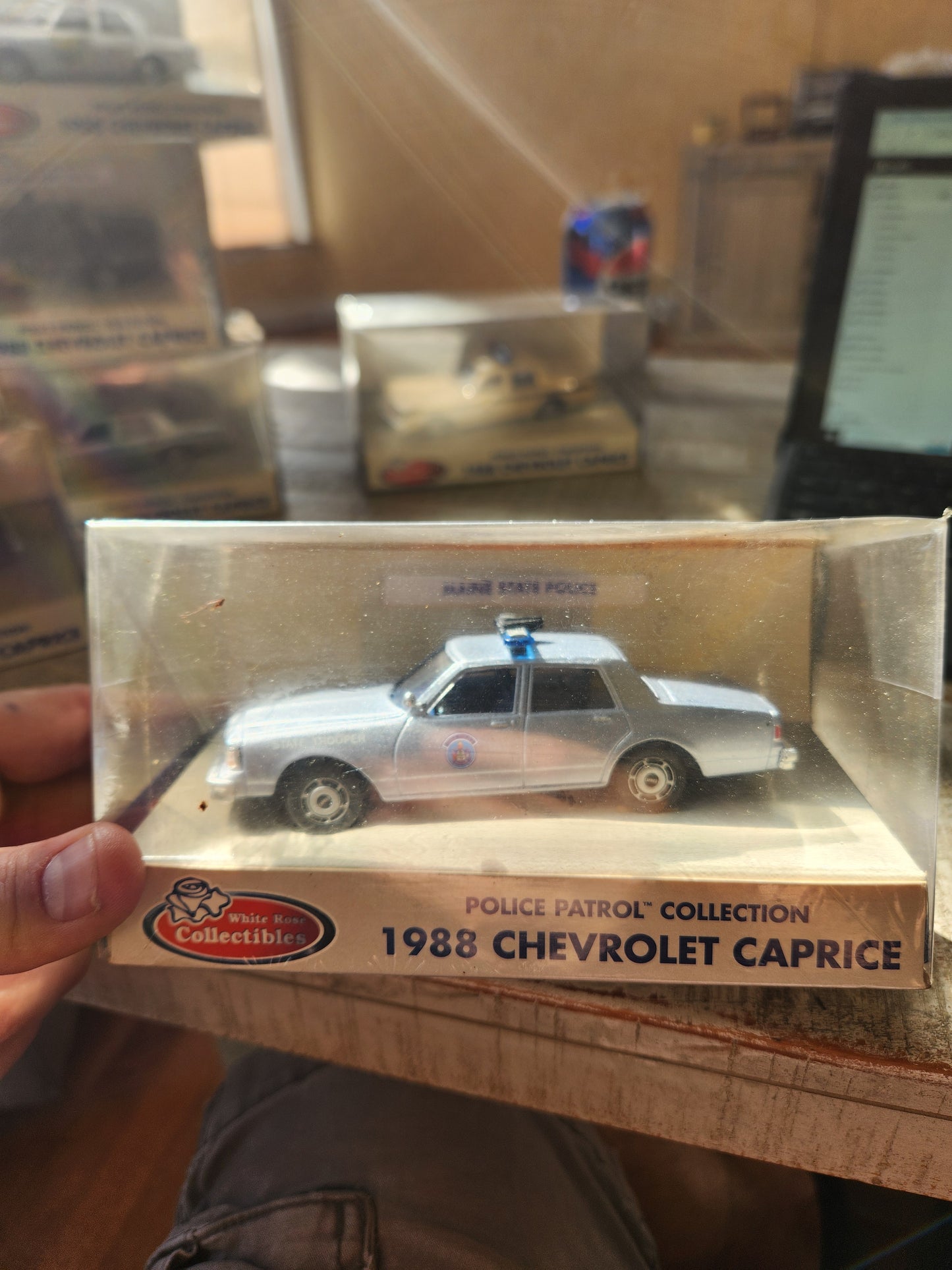 White Rose Police Patrol Car Collection 1988 Chevrolet Caprice Sealed Trooper Michigan State 1/43 S - House of Cars Virginia