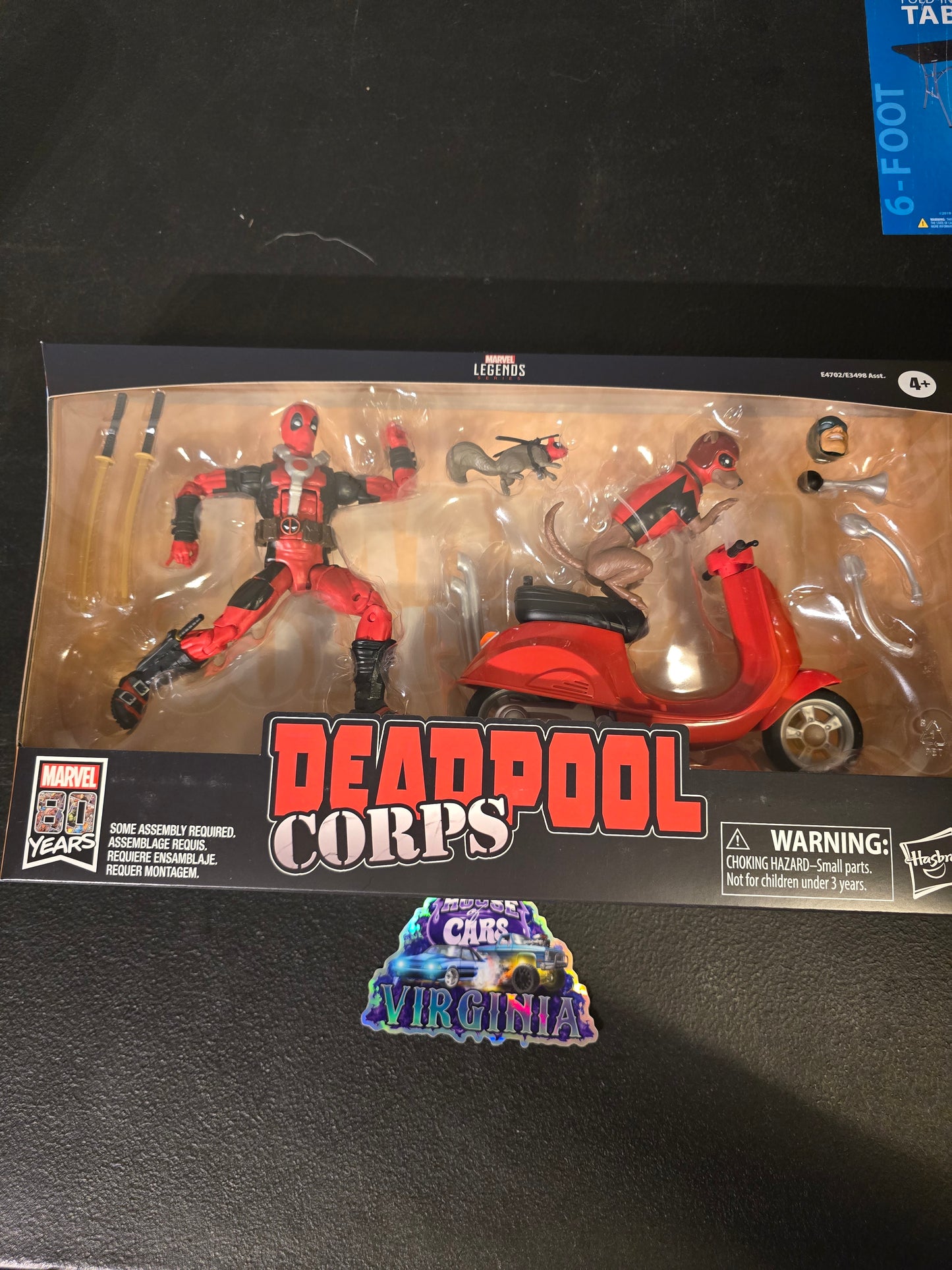 Marvel Legends Ultimate Deadpool Corps 6-Inch Action Figures with Scooter - House of Cars Virginia