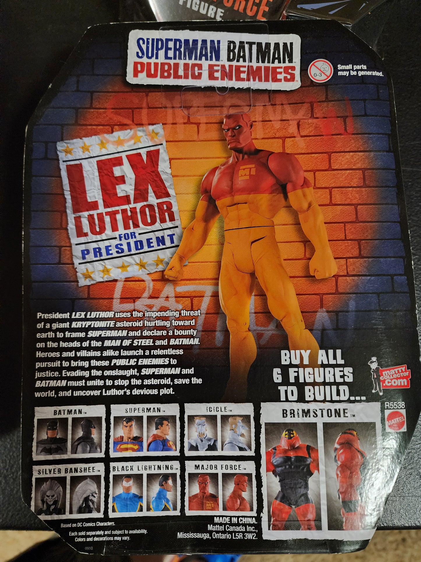 NEW SUPERMAN BATMAN PUBLIC ENEMIES MAJOR FORCE LIMITED FIGURE BRIMSTONE BAF HTF - House of Cars Virginia