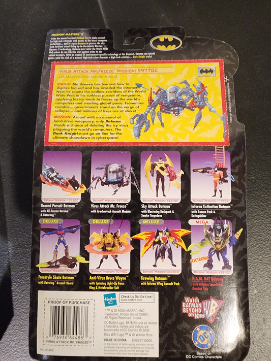 Hasbro BATMAN Mission Masters 3 Mr. Freeze Virus Attack BTAS Sealed New 2000 - House of Cars Virginia