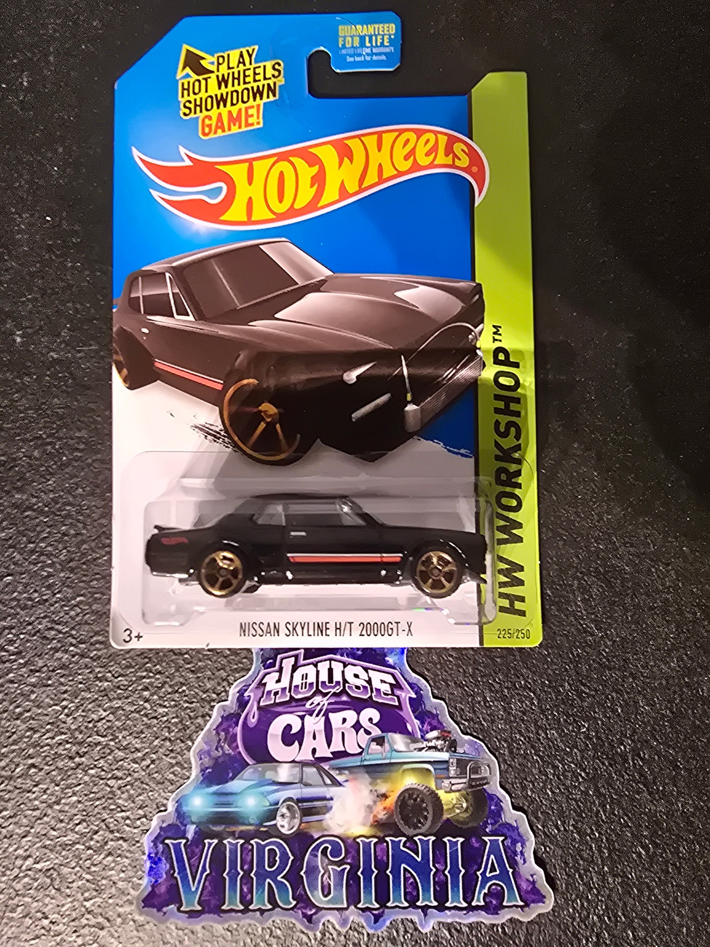 2014 Hot Wheels Nissan Skyline H/T 2000GT-X Black - House of Cars Virginia