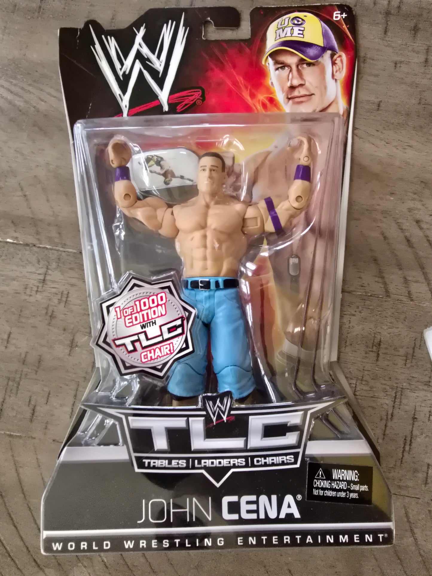 JOHN CENA FIGURE WWE TABLES LADDERS CHAIRS SERIES MATTEL WRESTLING 1 of 1000 NXT - House of Cars Virginia