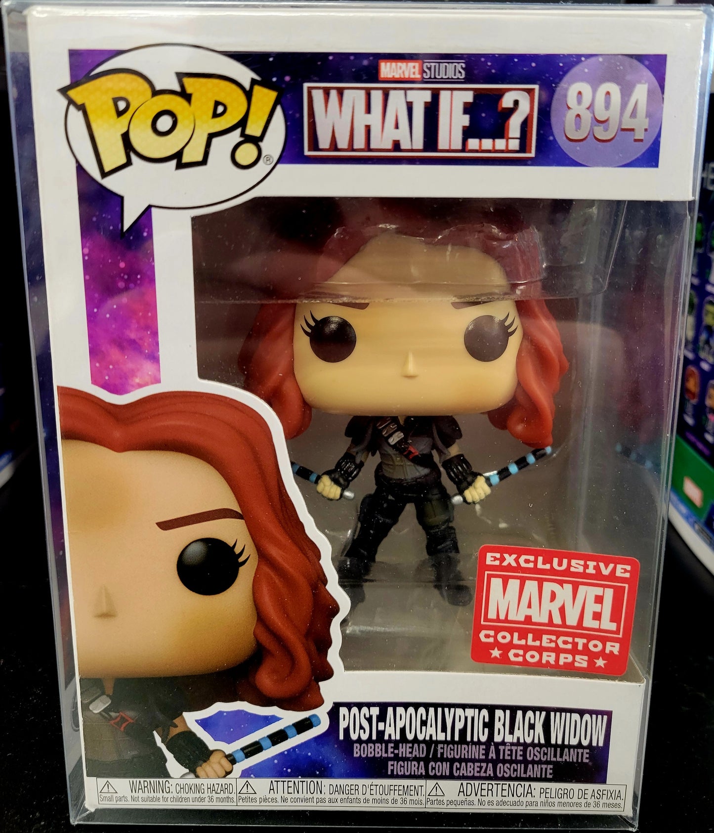 Funko Pop Marvel What If...? Post-Apocalyptic Black Widow #894
