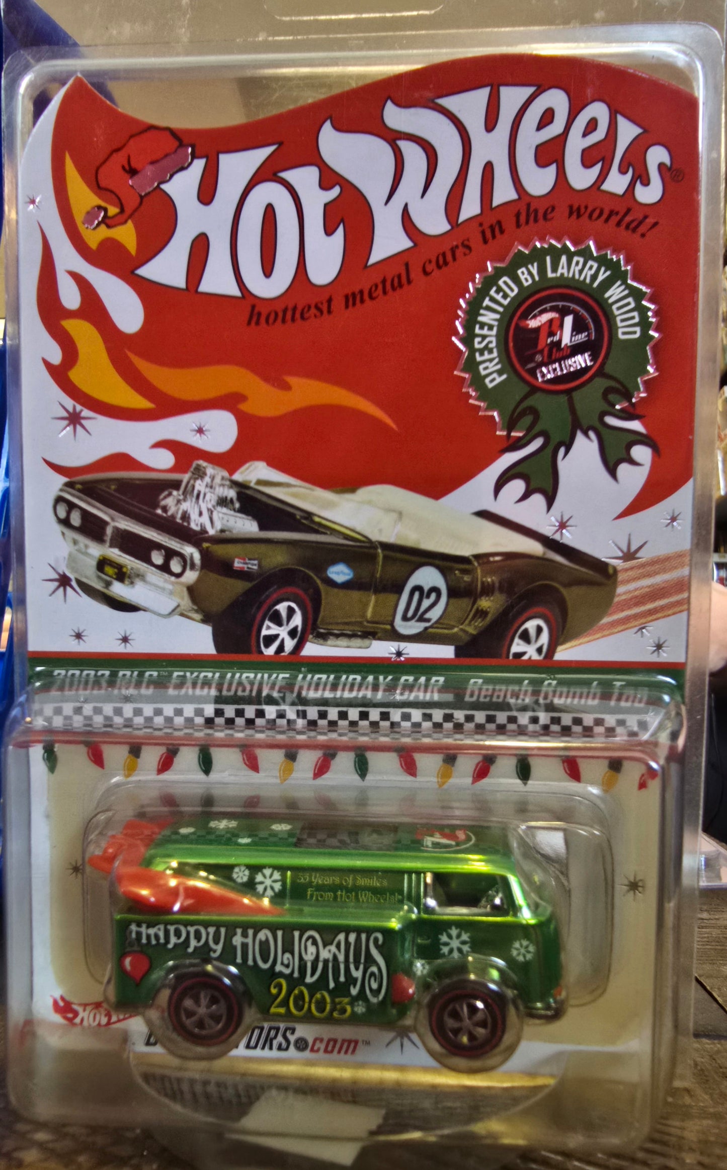 Hot Wheels 2003 RLC Exclusive Holiday Car Beach Bomb Too