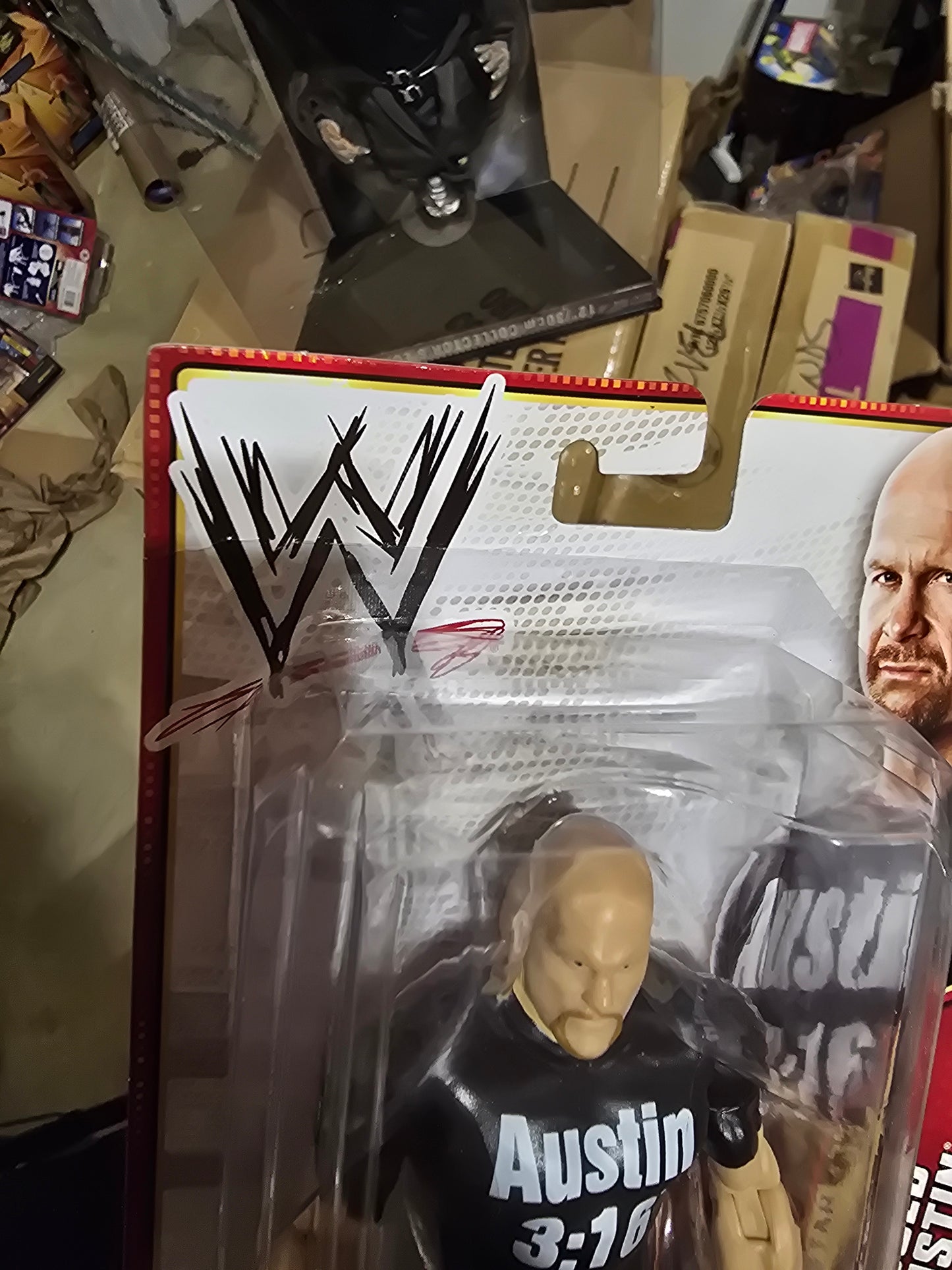 NEW Mattel WWE World Champions Stone Cold Steve Austin 3:16 Wrestling Figure WWF - House of Cars Virginia