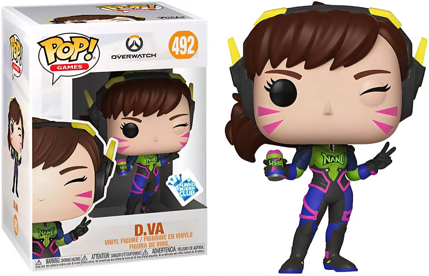 Funko POP! Overwatch - D.va Funko Insider Club Exclusive #492