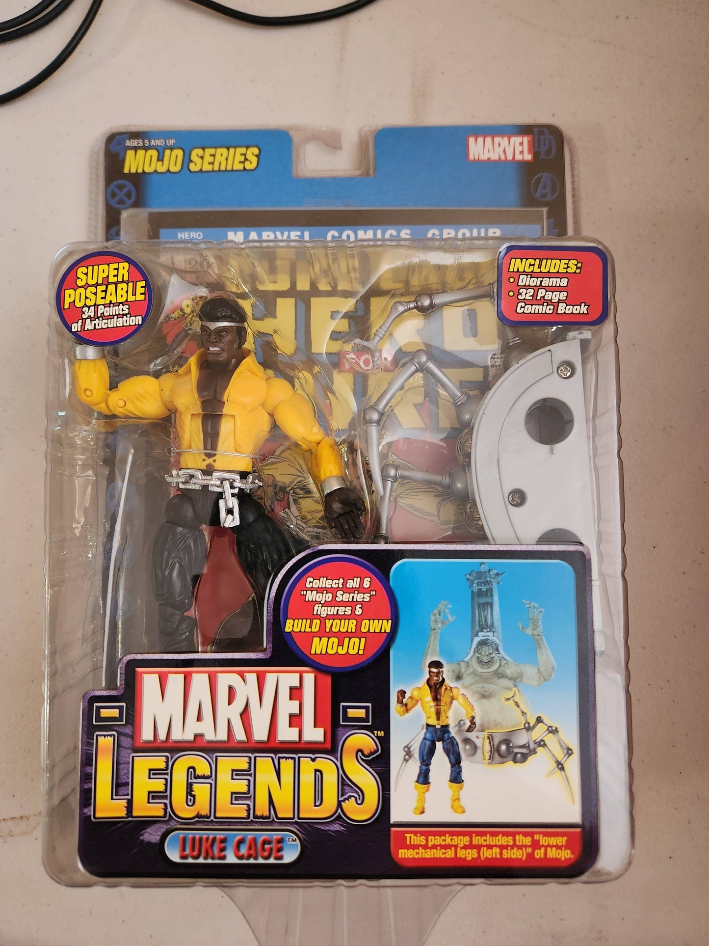 Marvel Legends "Luke Cage" Mojo Series with Comic Book - House of Cars Virginia