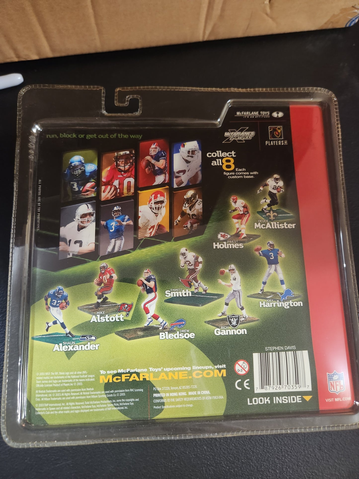 Stephen Davis Panthers Chase Figure NFL 2003 - House of Cars Virginia