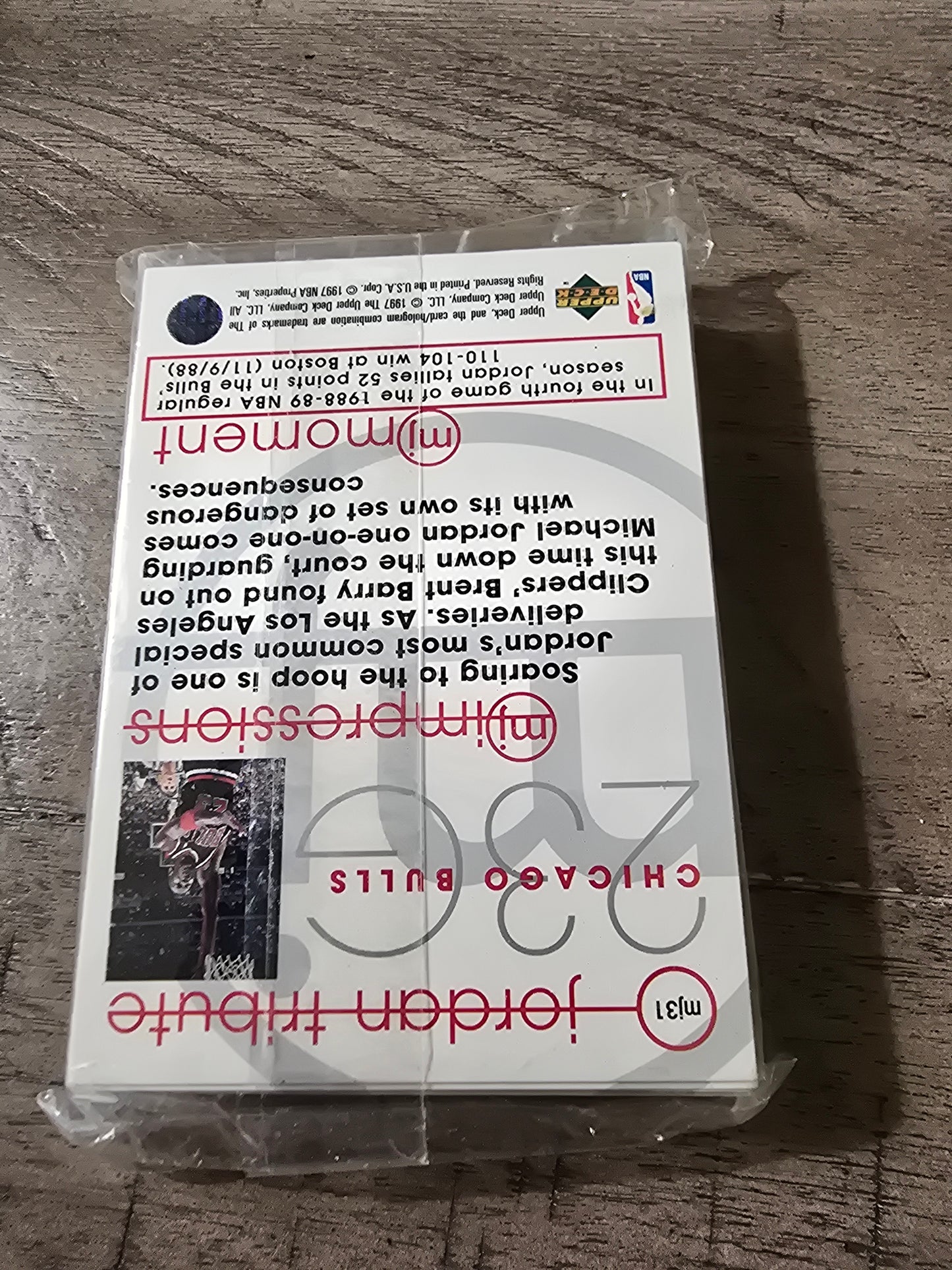 MICHAEL JORDAN SERIES 2 IMPRESSIONS TRIBUTE FACTORY SEALED set - House of Cars Virginia