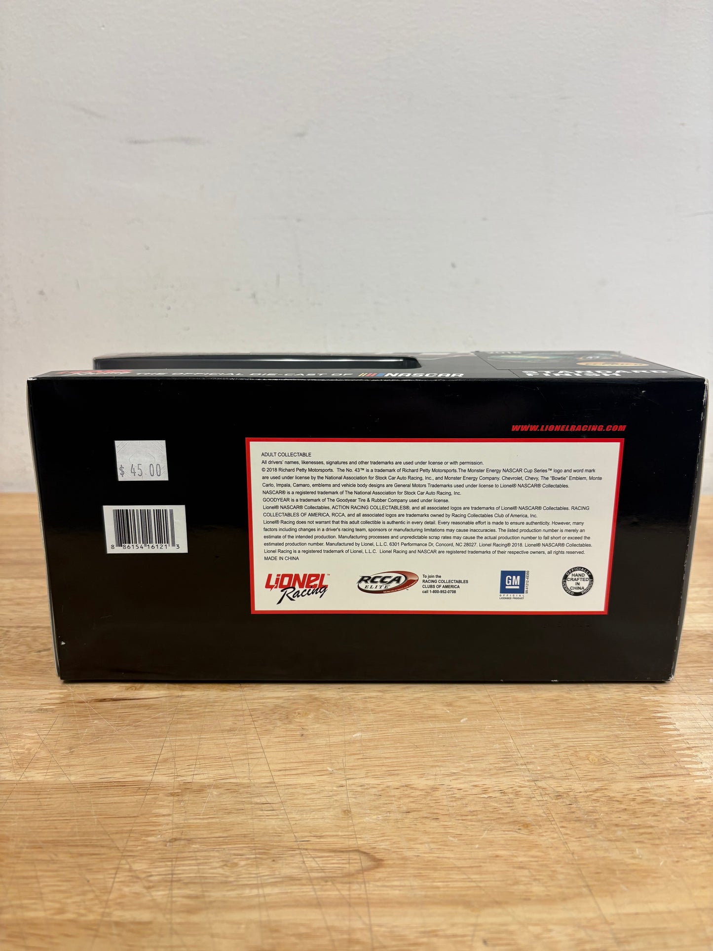 Action Racing Collectables 1:24 Darrell "Bubba" Wallace Jr. #43 Eckrich 2018 Camaro ZL1 1 of 301