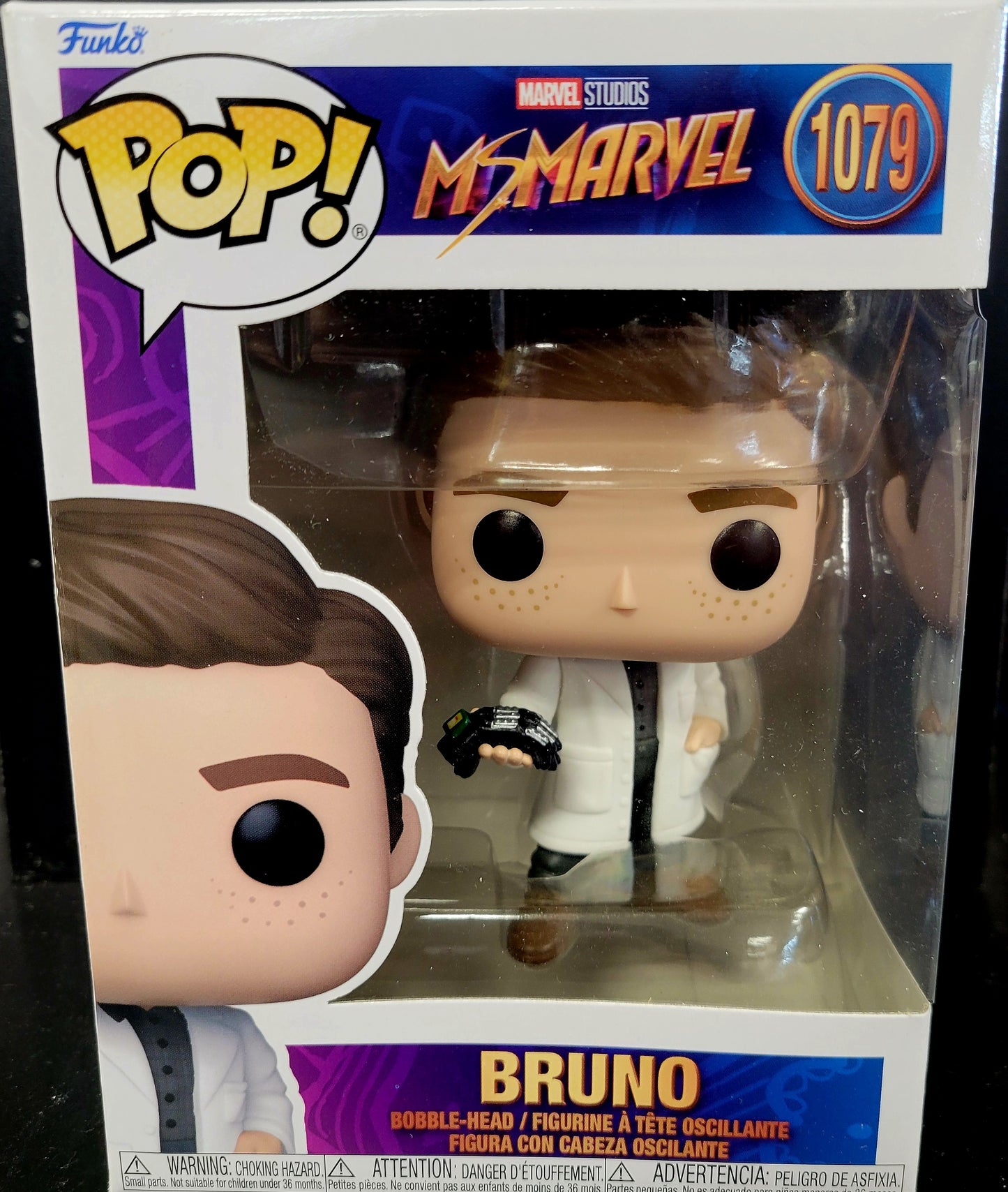 Funko Pop Marvel Ms.Marvel, Bruno #1079