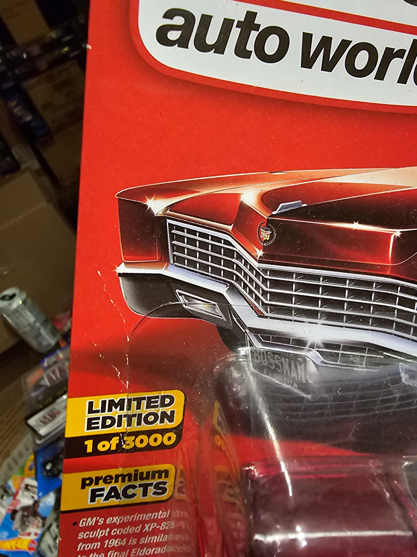Auto World 1:64 1967 Cadillac Eldorado red Luxury Cruisers Ultra Red look at pic for cond. - House of Cars Virginia