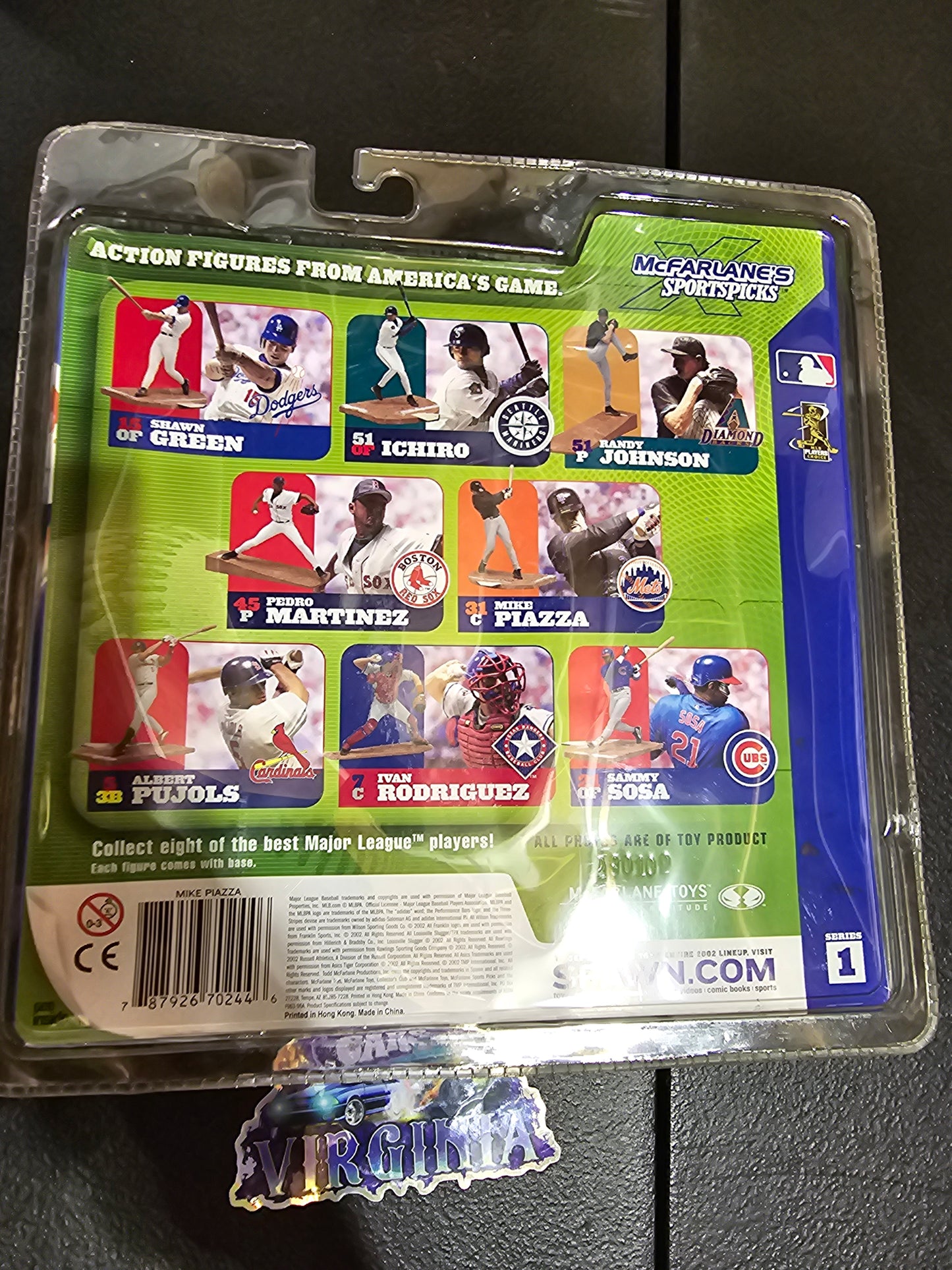 Mcfarlane MLB Mike Piazza New York Mets White Home Jersey Variant Series 1 MoC - House of Cars Virginia