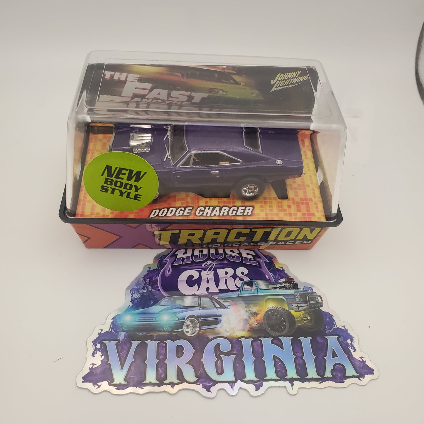 Johnny Lightning Fast & Furious Dodge Charger Purple HO Slot Car For AFX / Tyco Track) (Copy) (Copy) - House of Cars Virginia