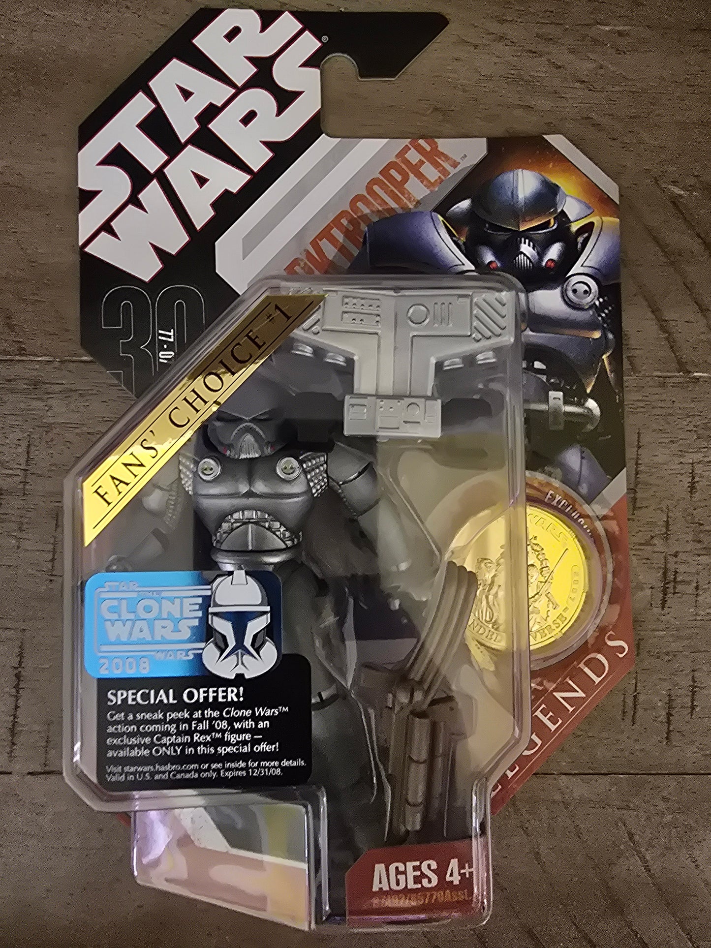 Star Wars 30th Anniversary Saga Legends DARKTROOPER Figure - House of Cars Virginia