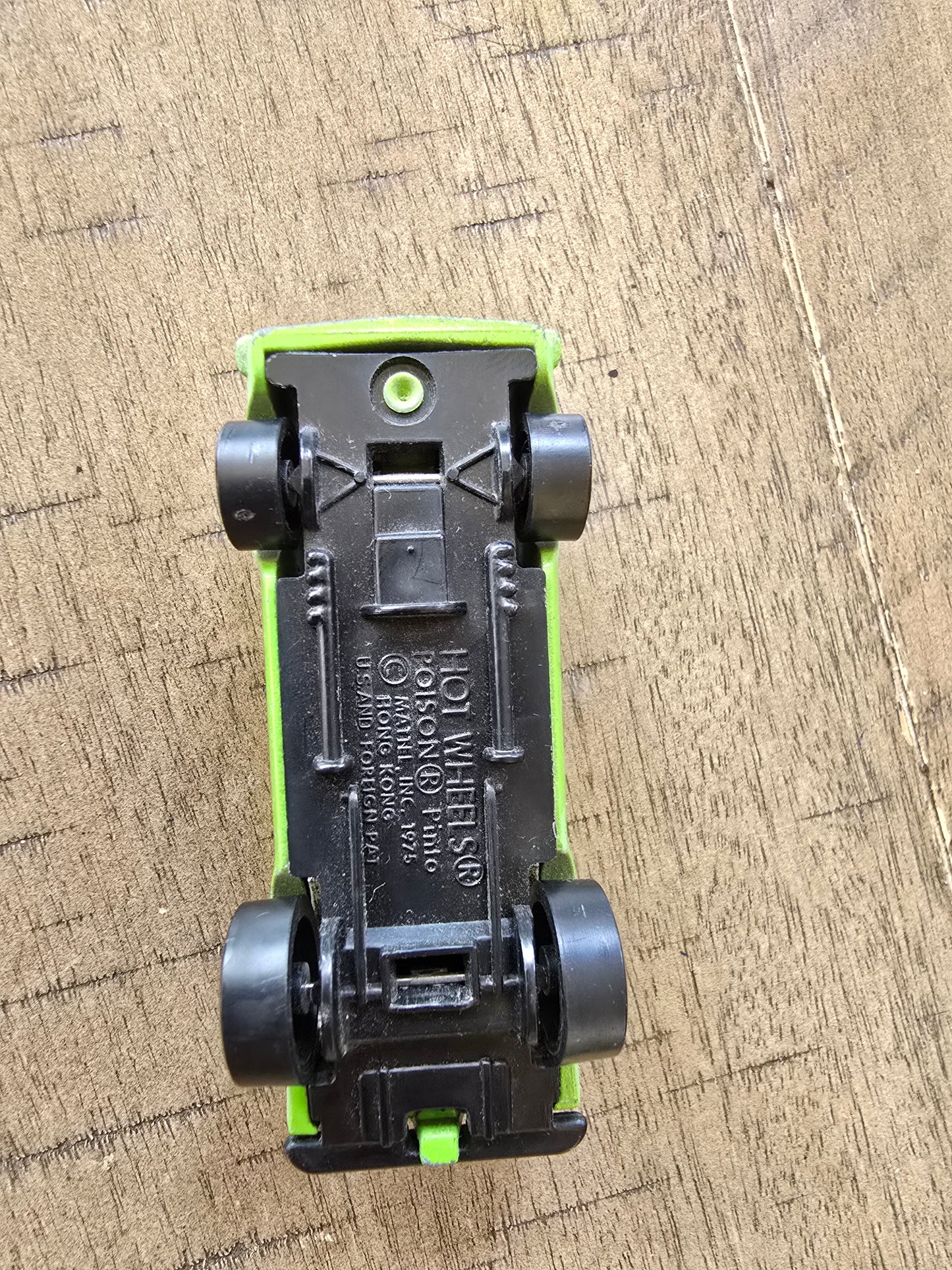 Vintage REDLINE ❤️ 1975 Hot Wheels Mattel Poison Pinto Hong Kong GREEN - House of Cars Virginia