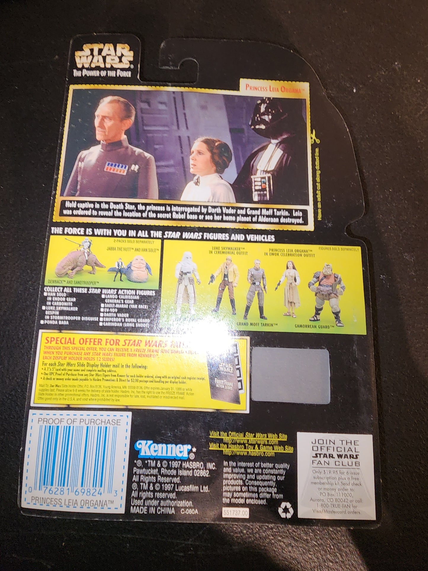 Star Wars Power of The Force Freeze Frame Princess Leia Organa Kenner Figure - House of Cars Virginia