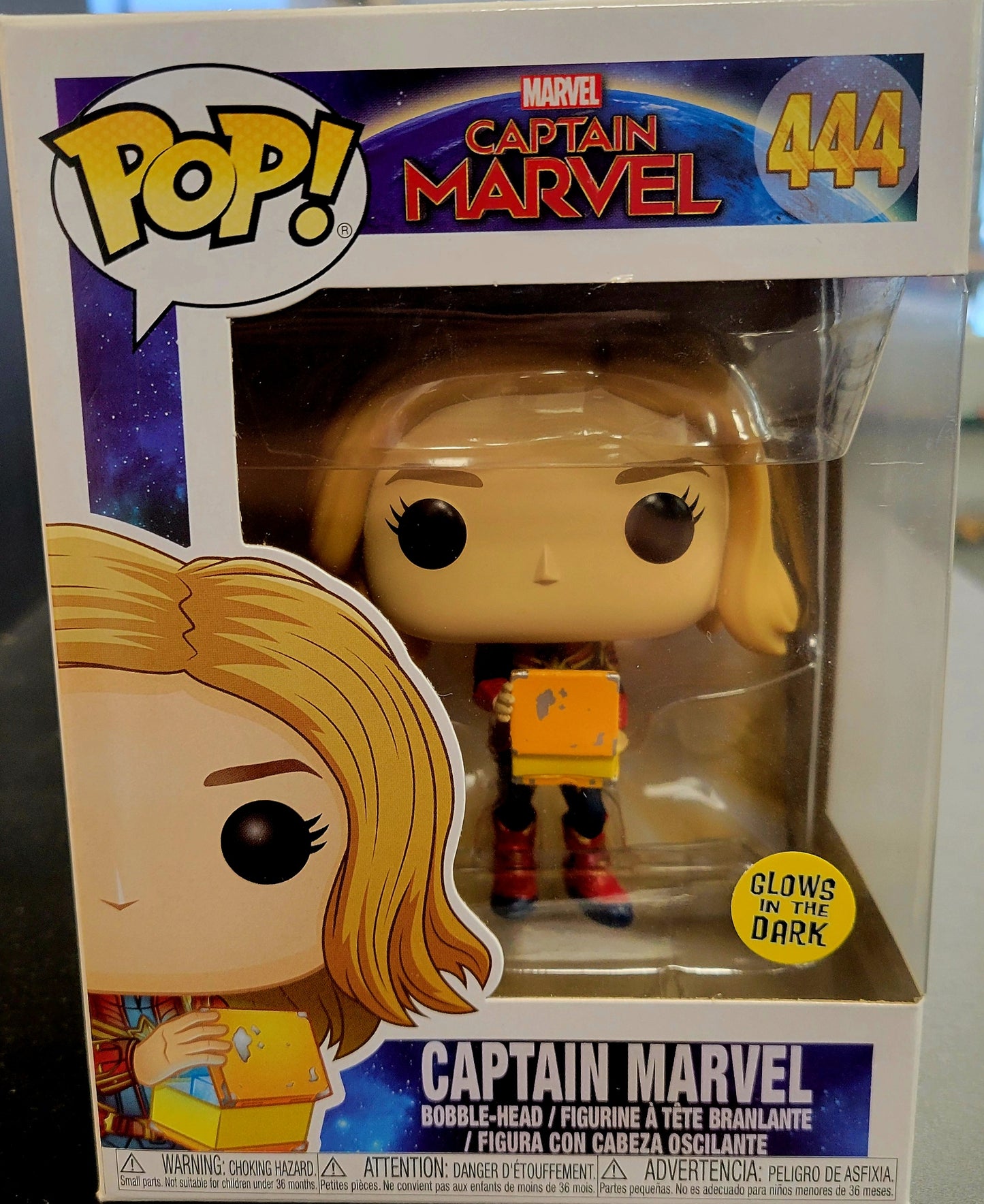 Funko Pop Marvel Captain Marvel, Captain Marvel #444