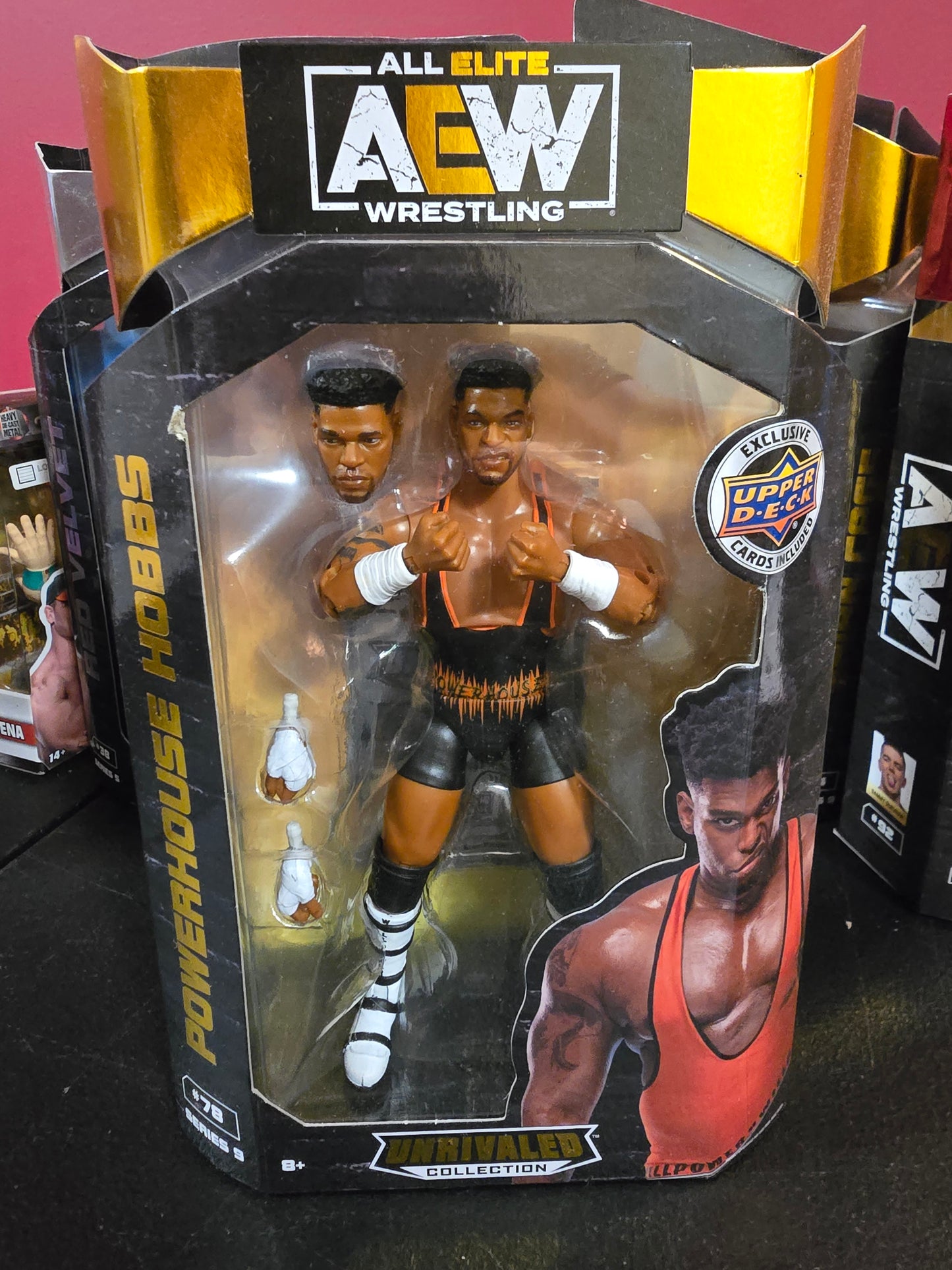 AEW Powerhouse Hobbs Unrivaled Collection Series 9 Action Figure - House of Cars Virginia