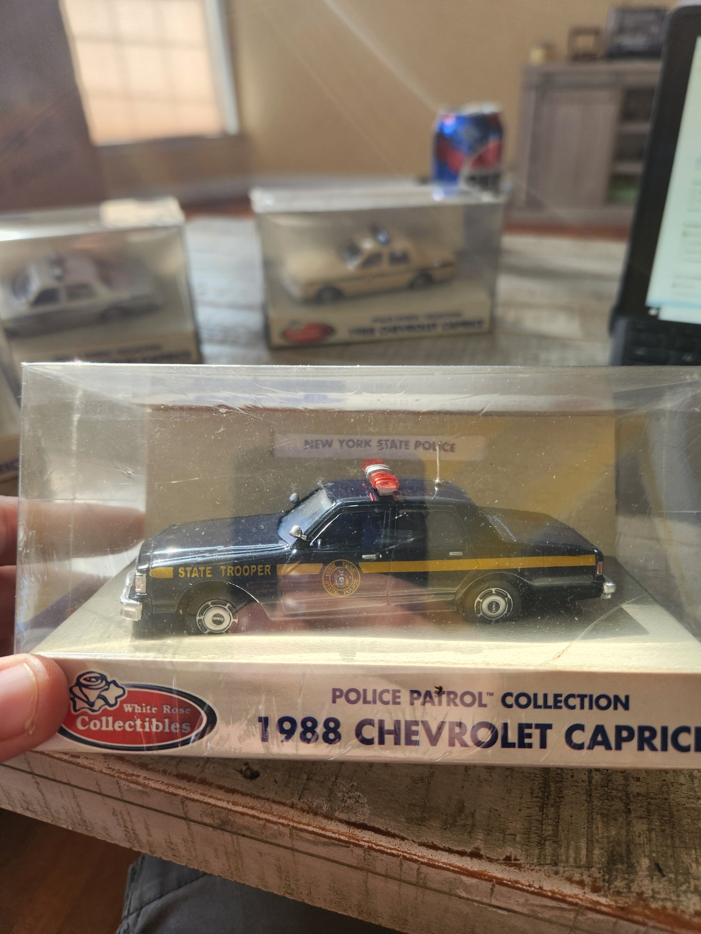 White Rose Police Patrol Car Collection 1988 Chevrolet Caprice Sealed Trooper New York State 1/43 S - House of Cars Virginia