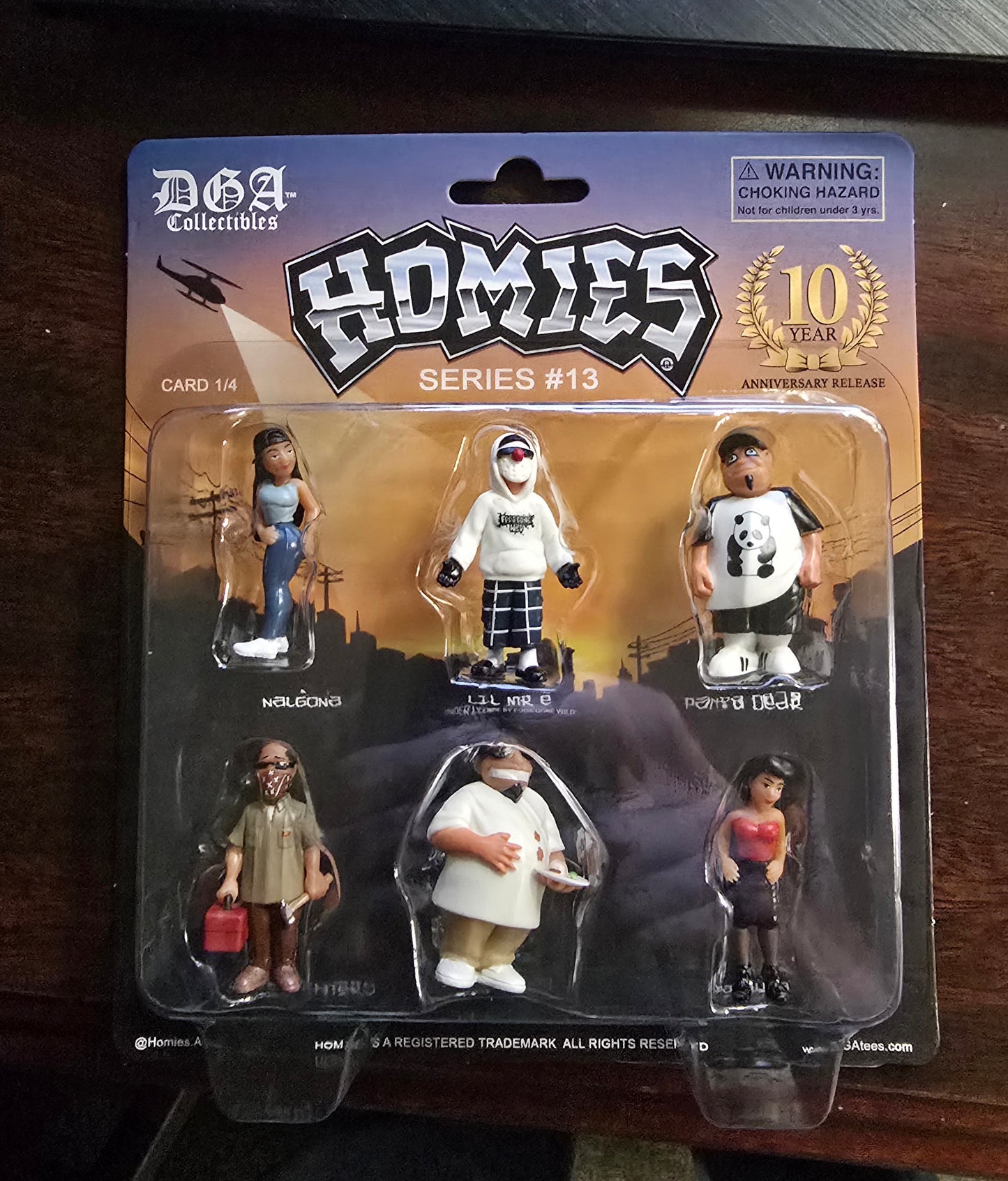 Homies Figures 1.75″ Series 13 Diorama Assortment Set of 6 Figures card 1/4 - House of Cars Virginia